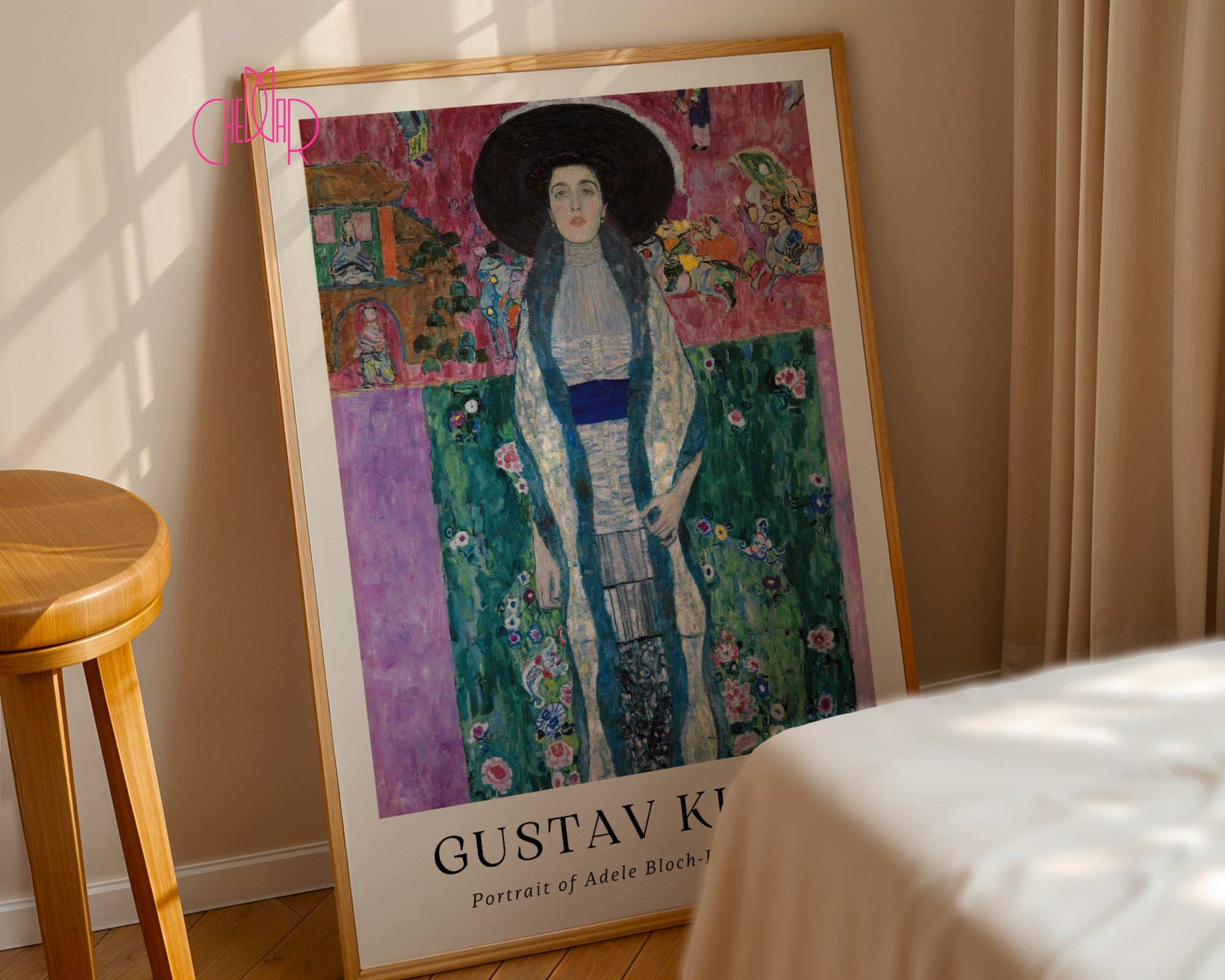 Plakat Gustaw Klimt Portrait of Adele Bloch-Bauer, sztuka współczesna