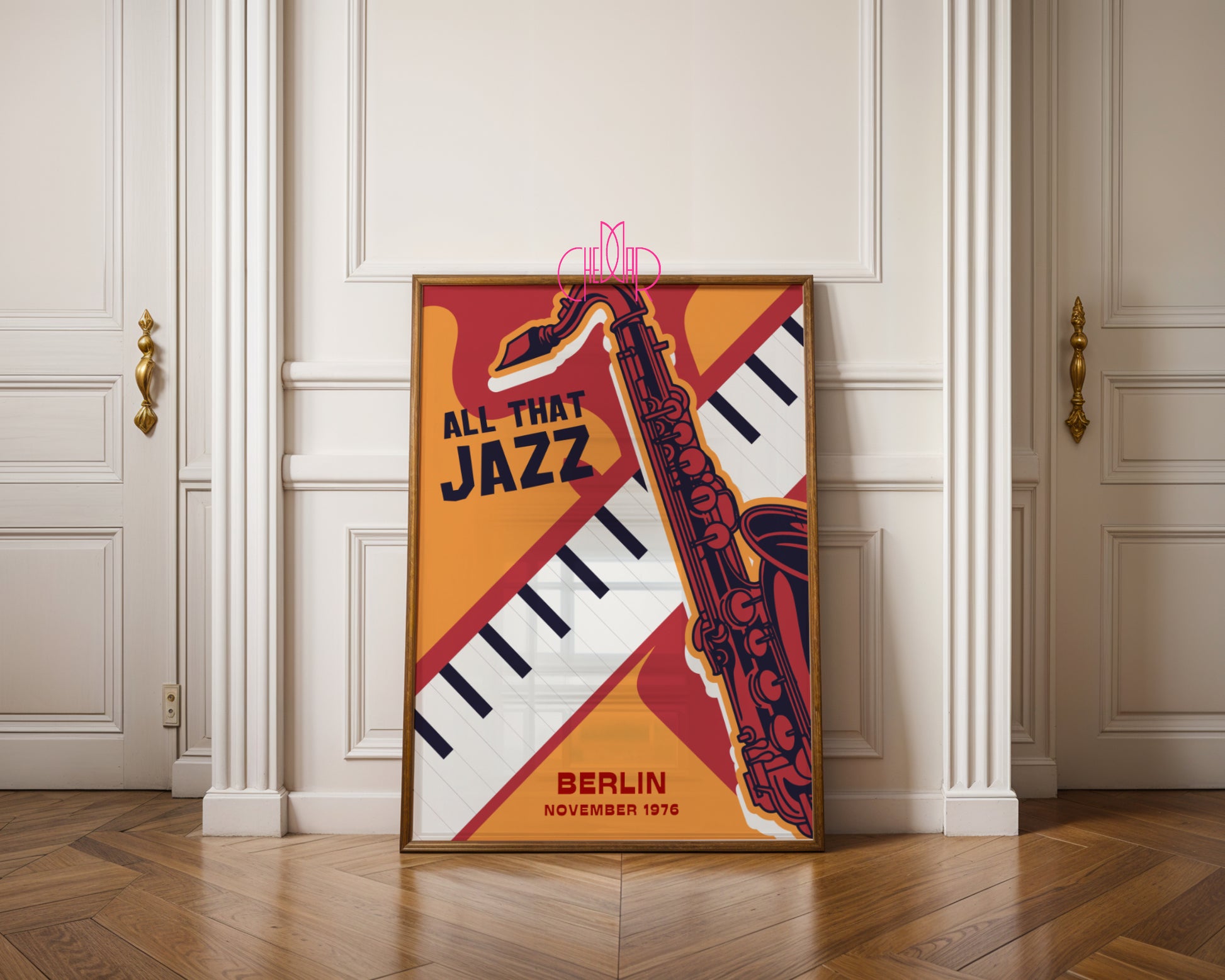Plakat muzyczny z serii All That Jazz, Berlin 1976