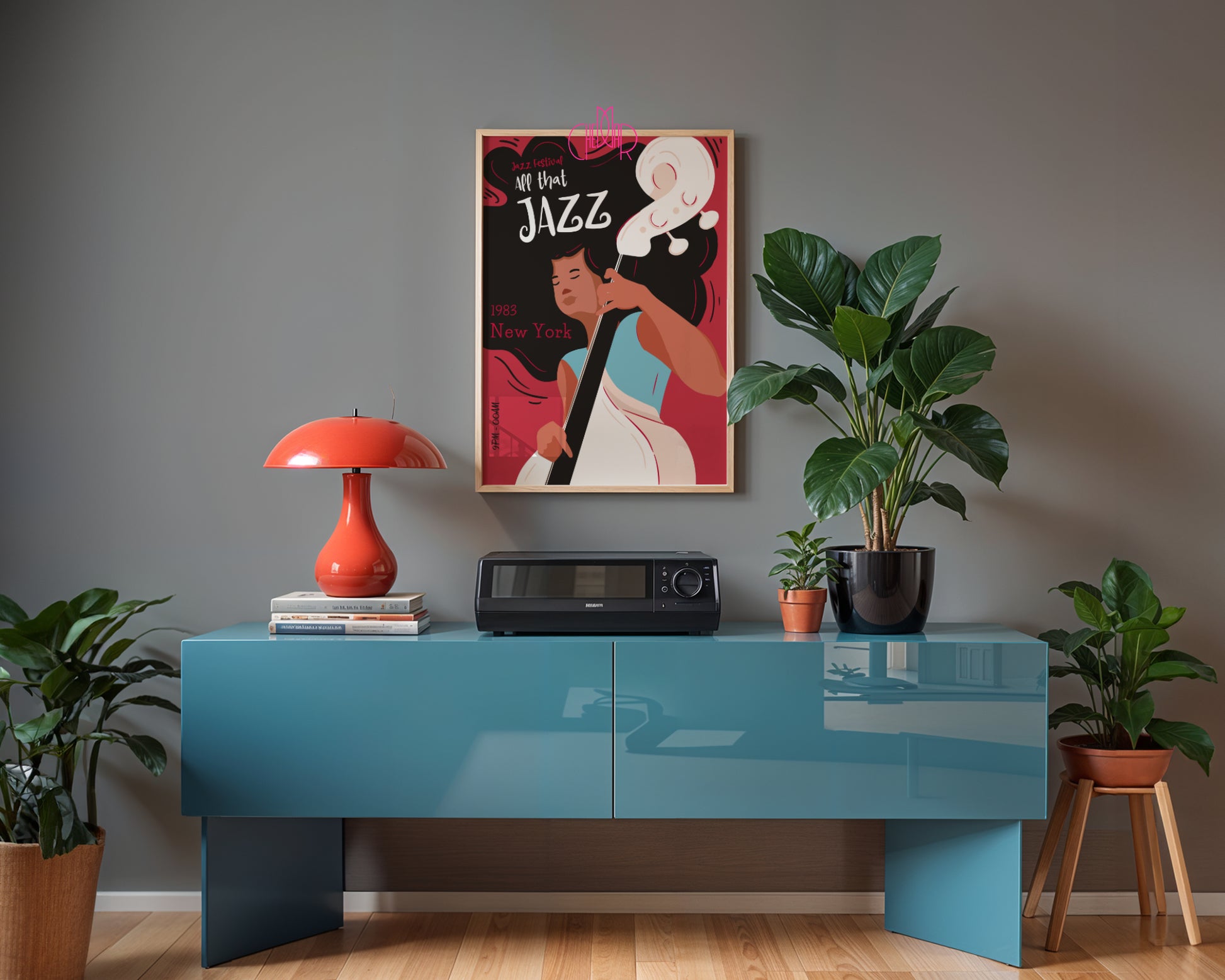 Plakat muzyczny All That Jazz Festiwal Jazzowy Nowy York 1983