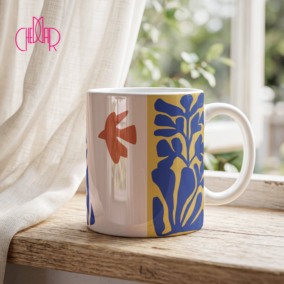 Henri Matisse Cut-Outs Motywy - Kubek Ceramiczny | CheddarArt