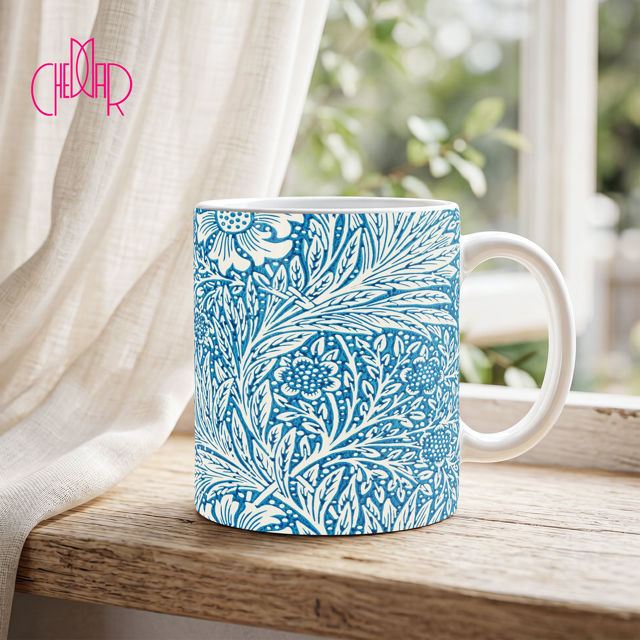 William Morris Marigold 1873 - Kubek Ceramiczny | CheddarArt