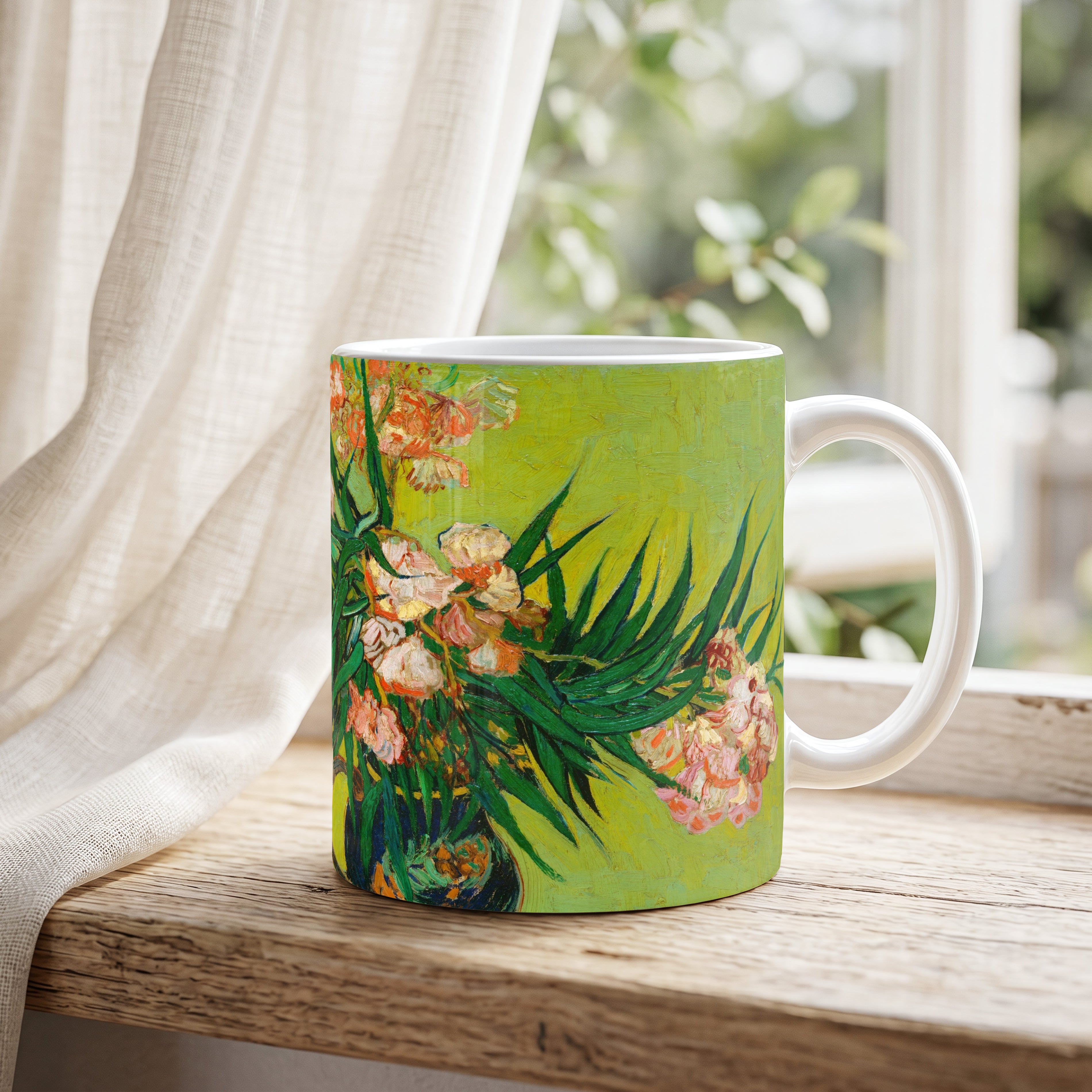 Vincent van Gogh Oleander - Kubek Ceramiczny | CheddarArt