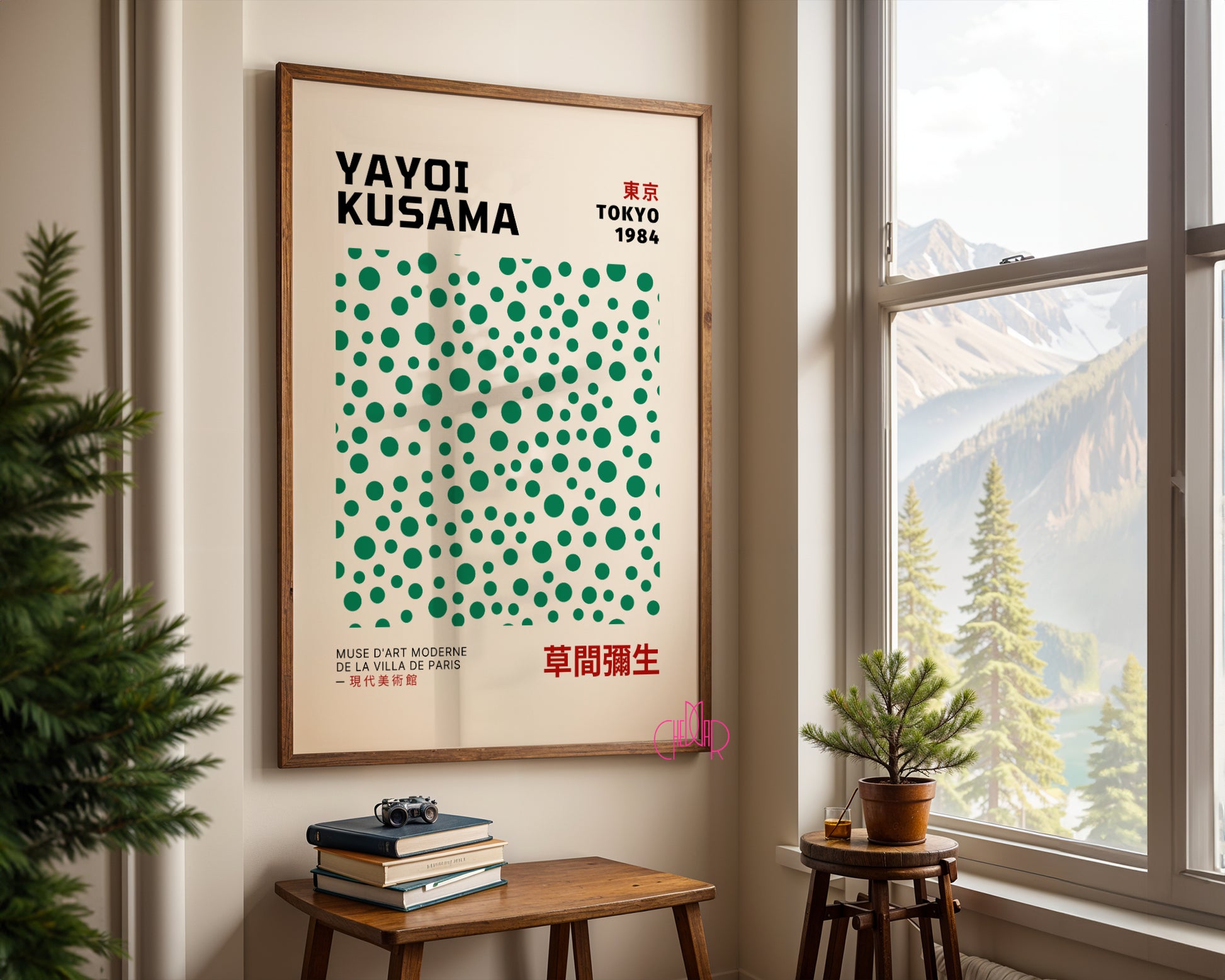 Yayoi Kusama – Green Infinity Dots: Energia i Rytm Natury