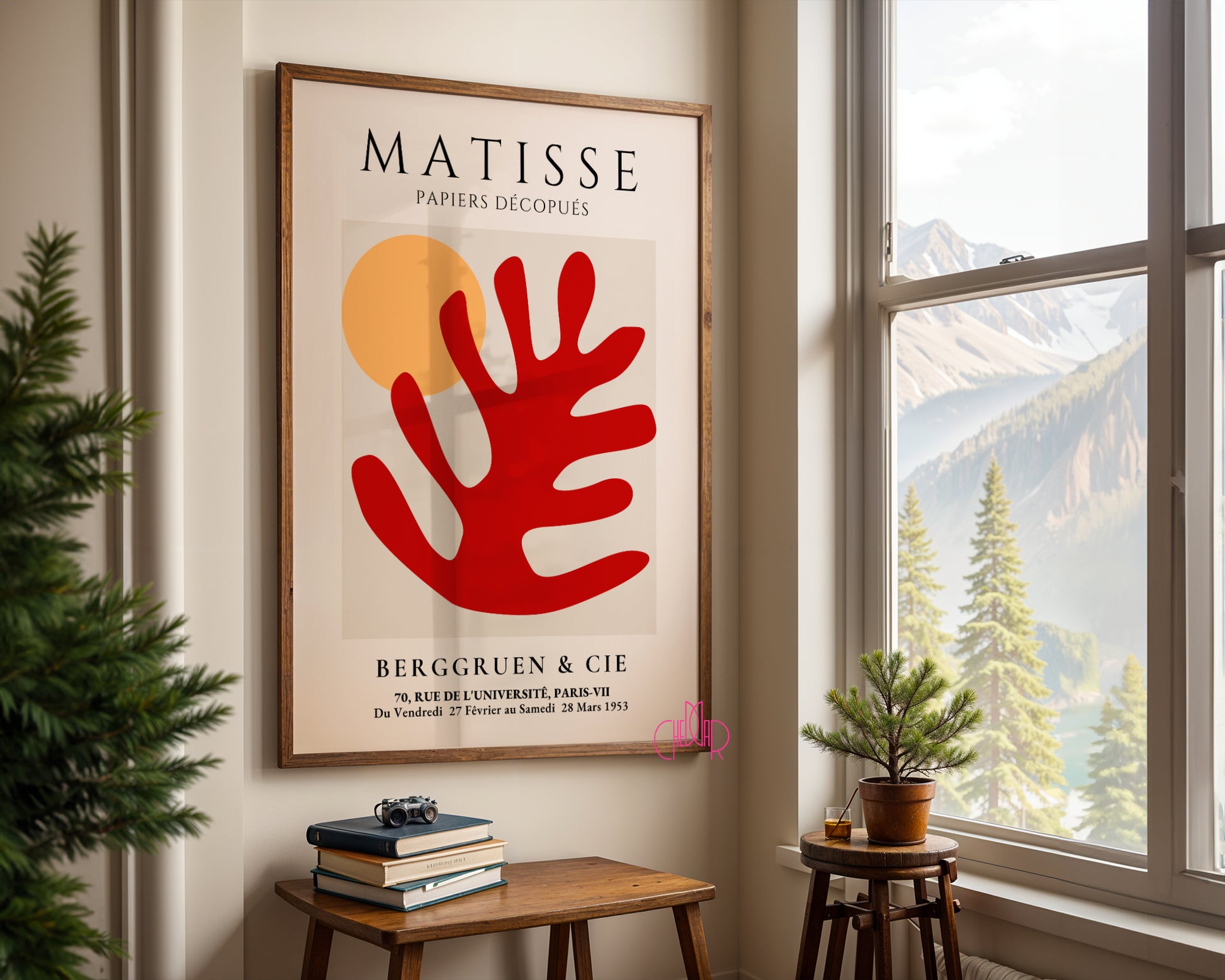 Henri Matisse: Berggruen & Cie Exhibition Poster