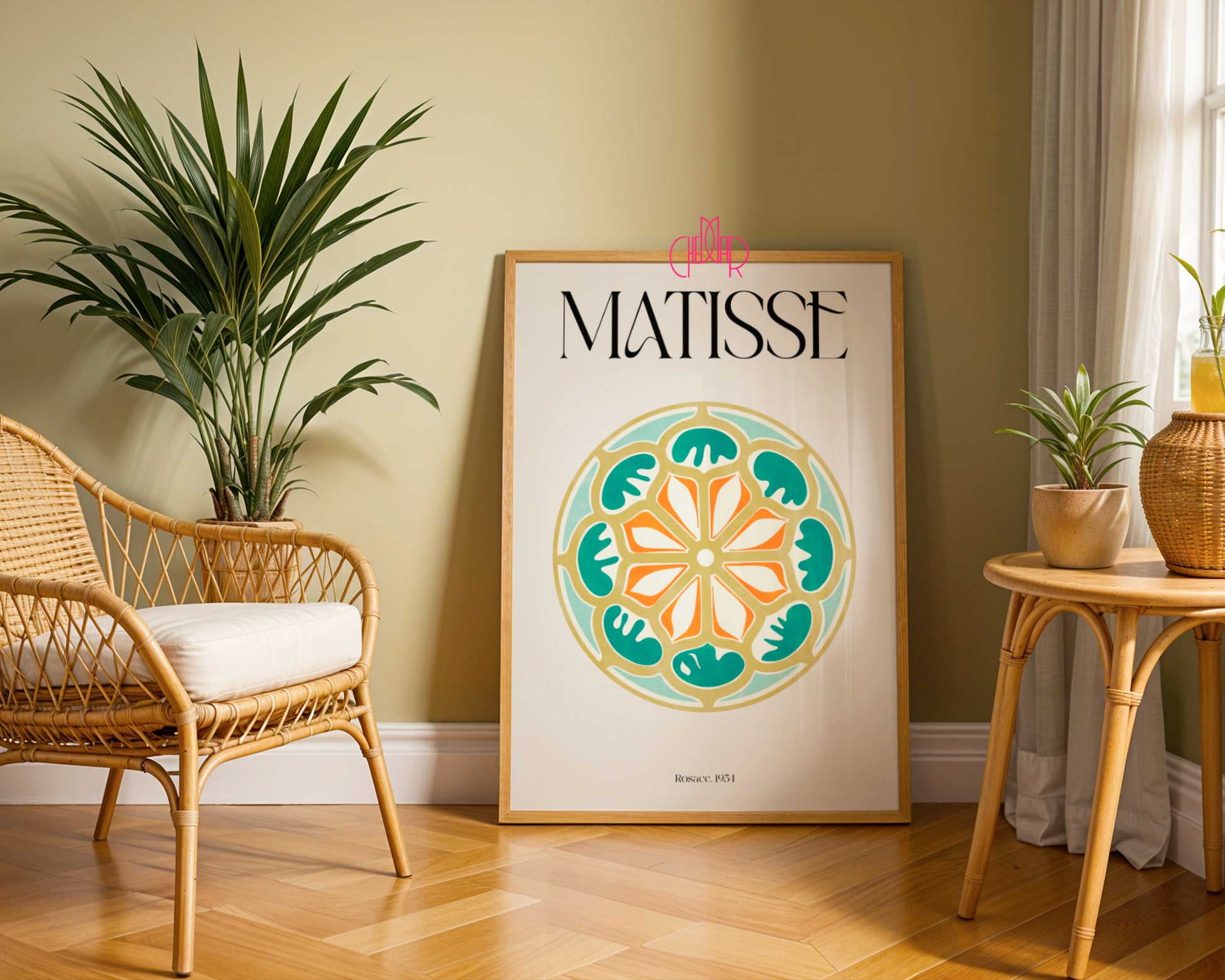 Matisse – Rosace (Różyca) 1954 | Plakat Galeryjny Cut-Out