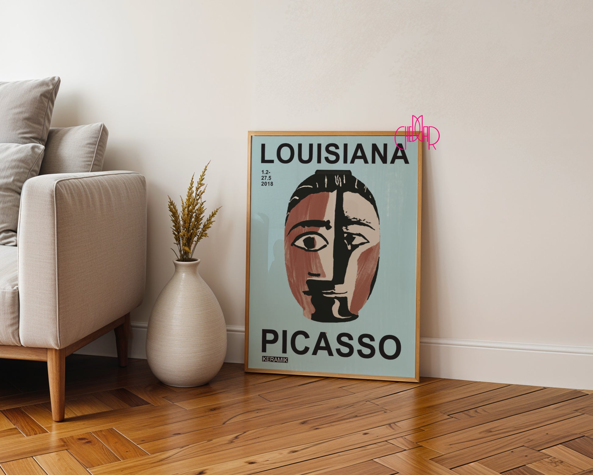 Pablo Picasso – Louisiana Keramik Exhibition Poster