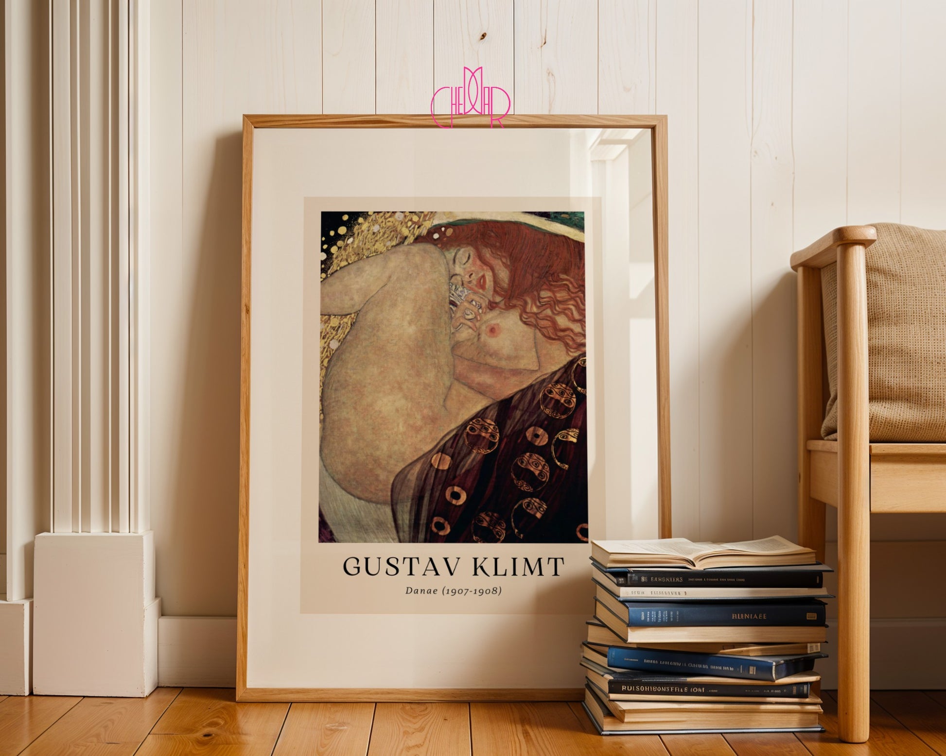Plakat Gustaw Klimt Danae, sztuka współczesna, art nouveau
