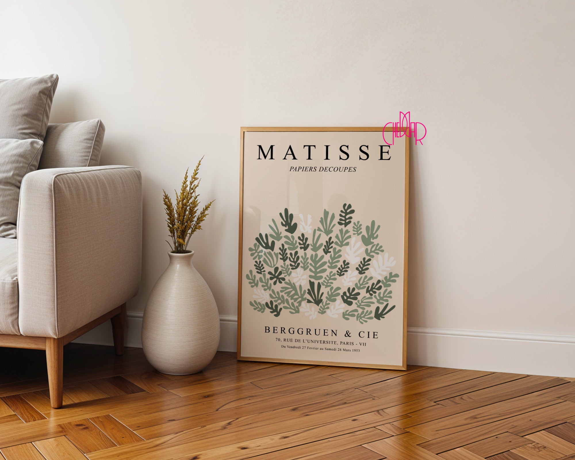 Matisse Flowers & Plants – Berggruen & Cie Exhibition Poster