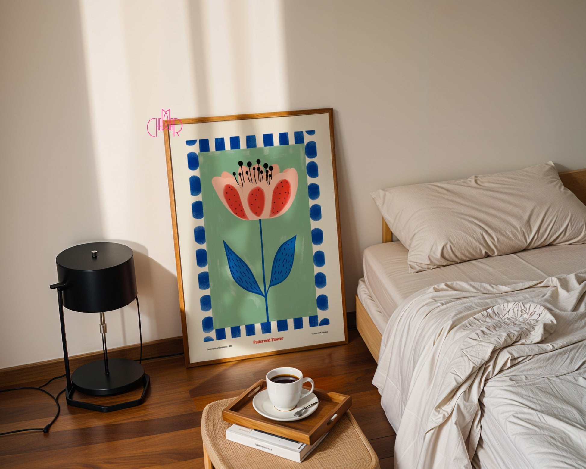 Plakat Rozkwitający Kwiat, Modern Art Collection, sztuka współczesna