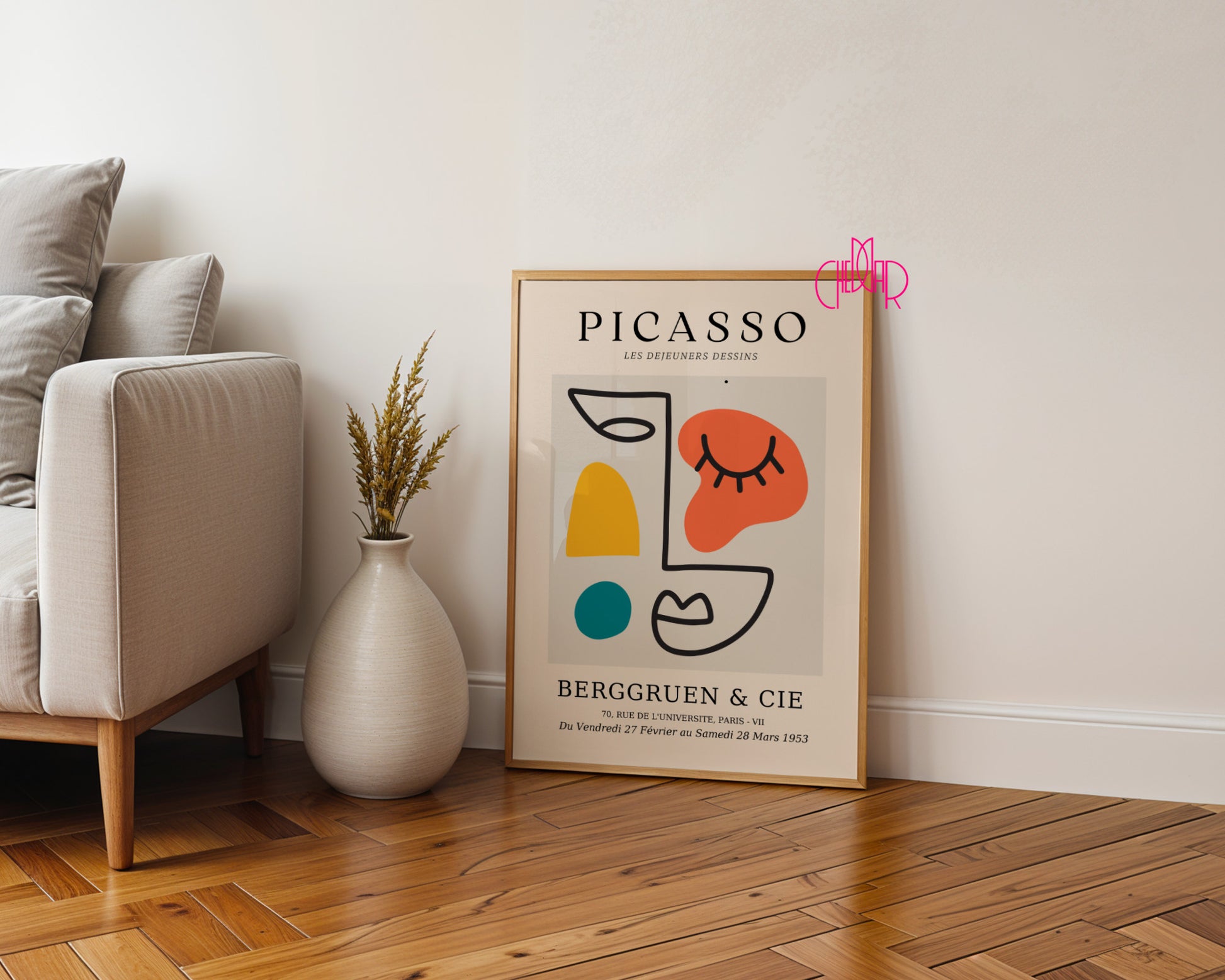 Pablo Picasso – Berggruen & Cie Geometric Muse Sketch