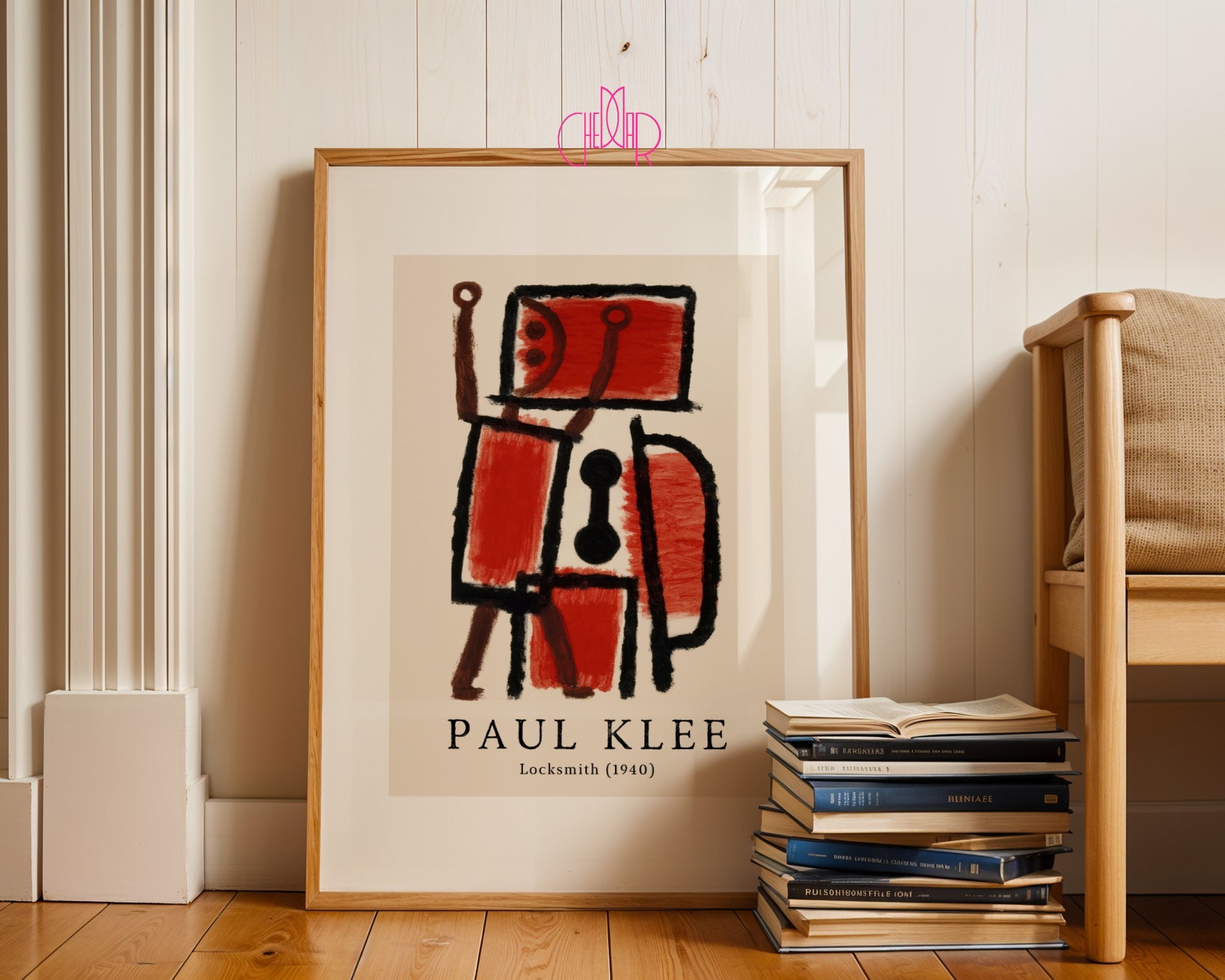 Plakat Paul Klee Locksmith 1940, abstrakcja