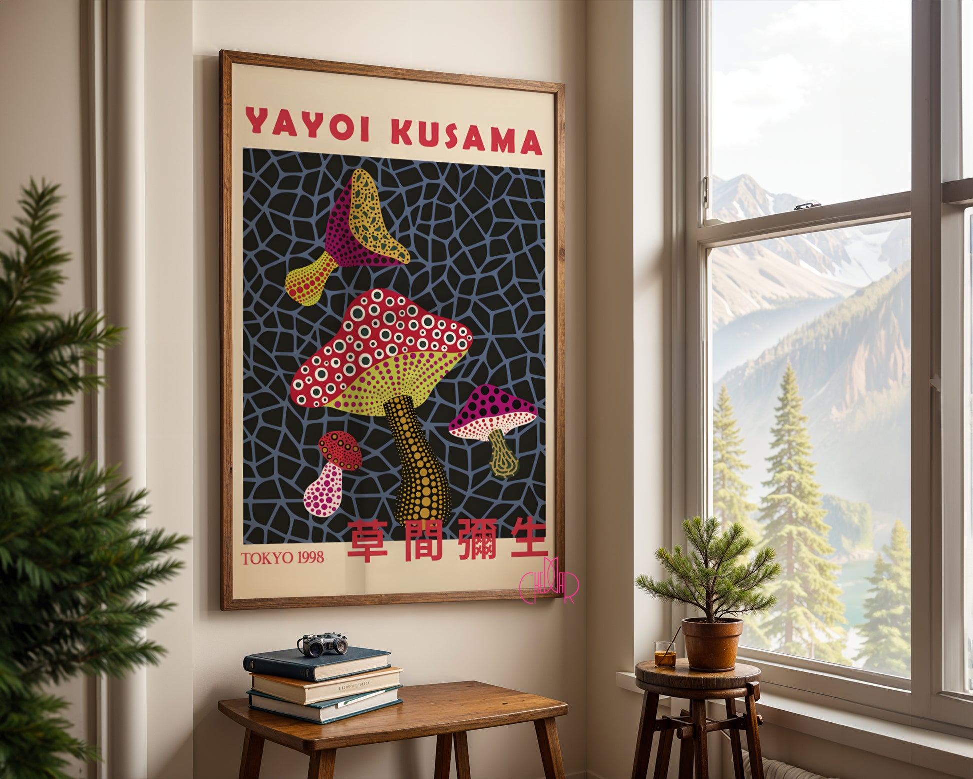 Yayoi Kusama – Mushrooms, Tokyo 1998