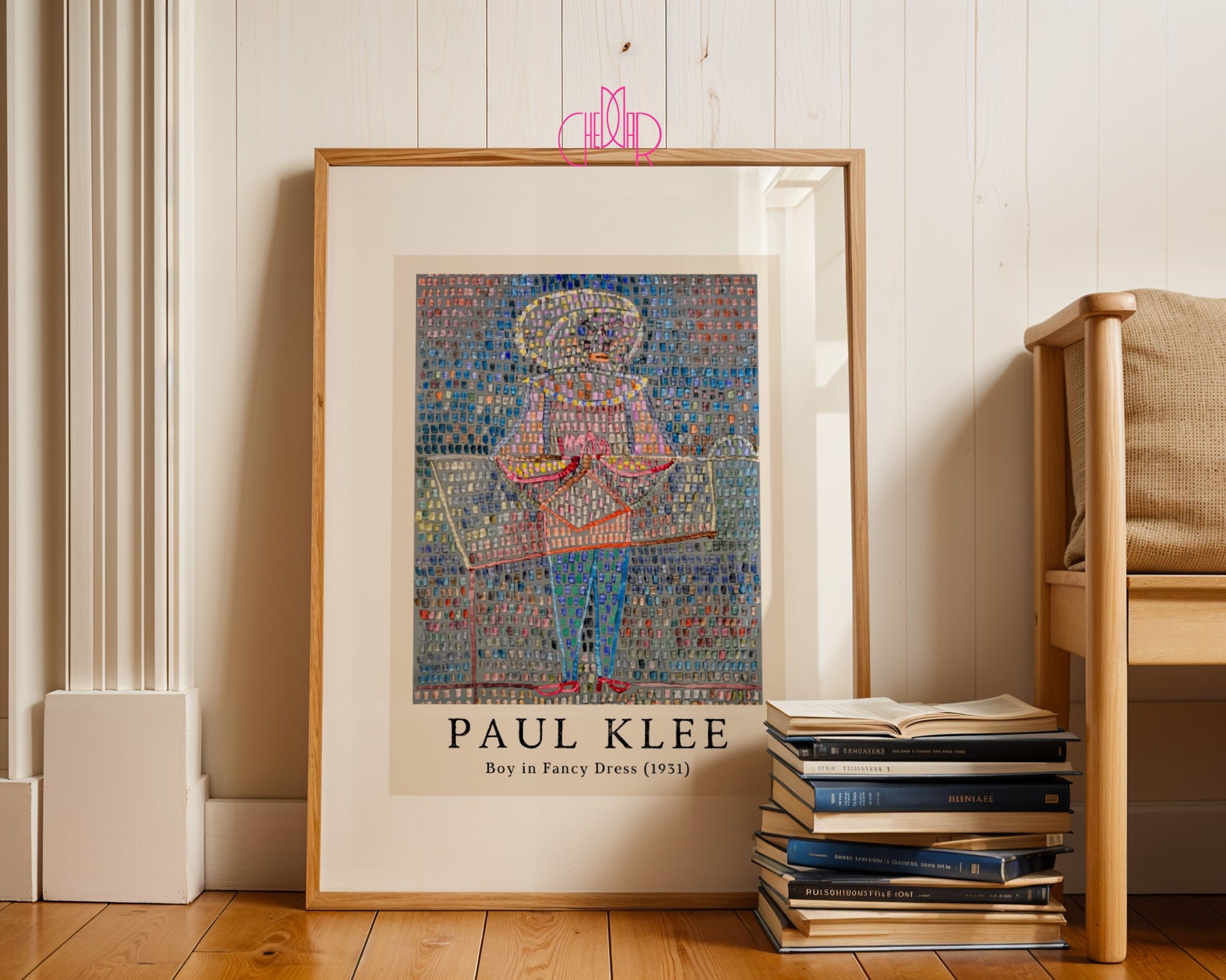 Plakat Paul Klee Chłopak w sukience 1931, kubizm, abstrakcja