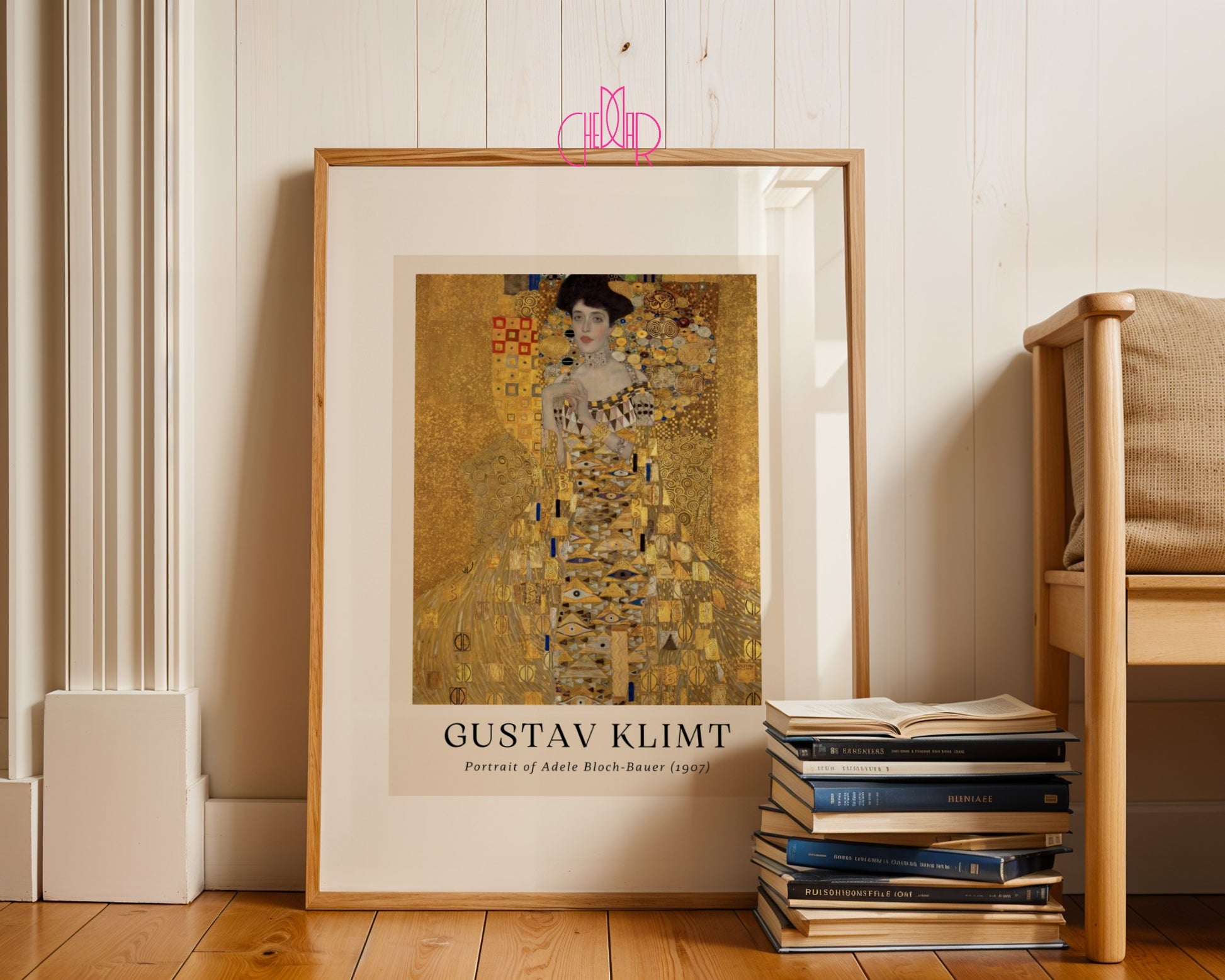 Plakat Gustaw Klimt portret Adele Bloch-Bauer, sztuka współczesna