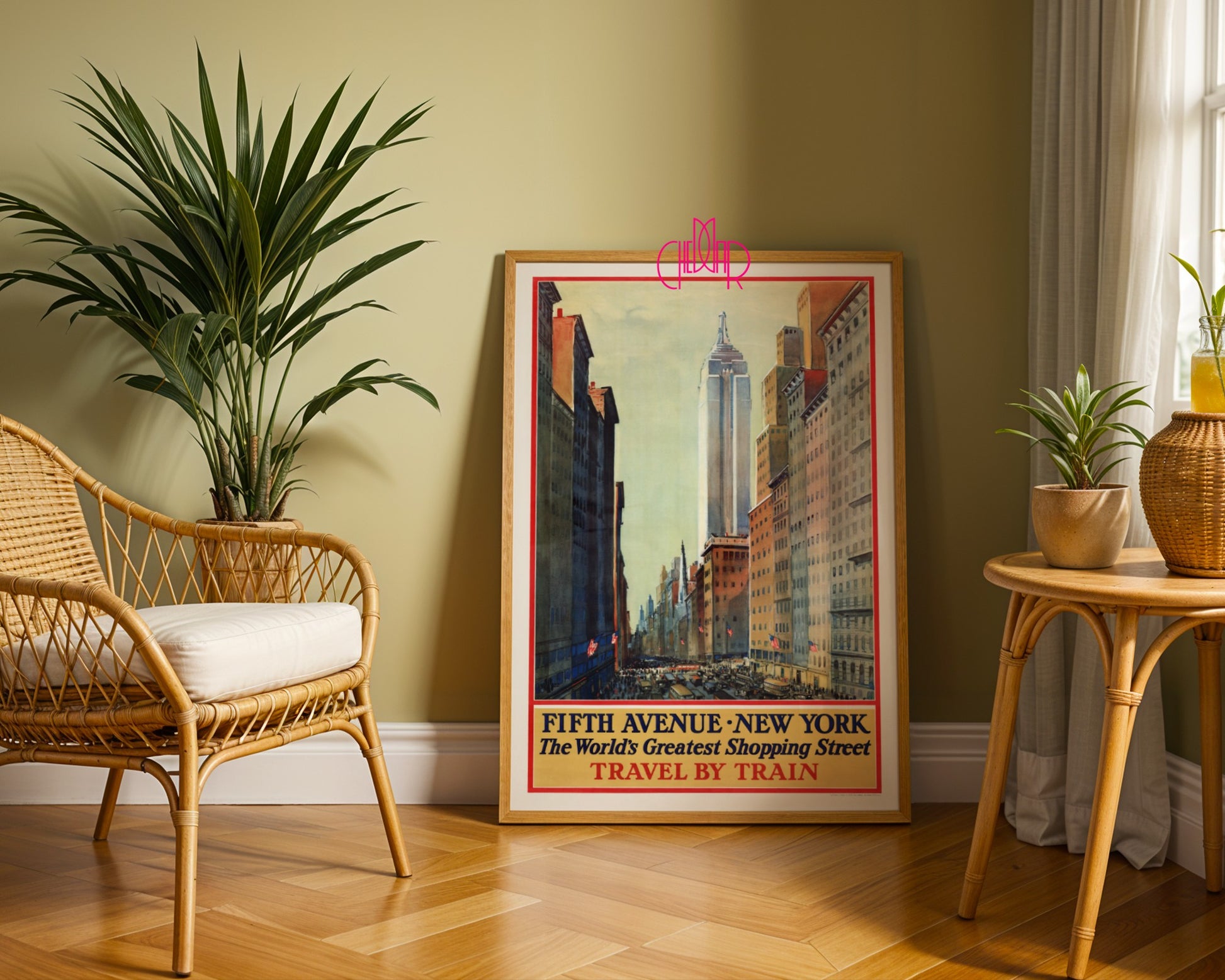 Plakat Retro – Fifth Avenue, New York – The World’s Greatest Shopping Street, 1920s