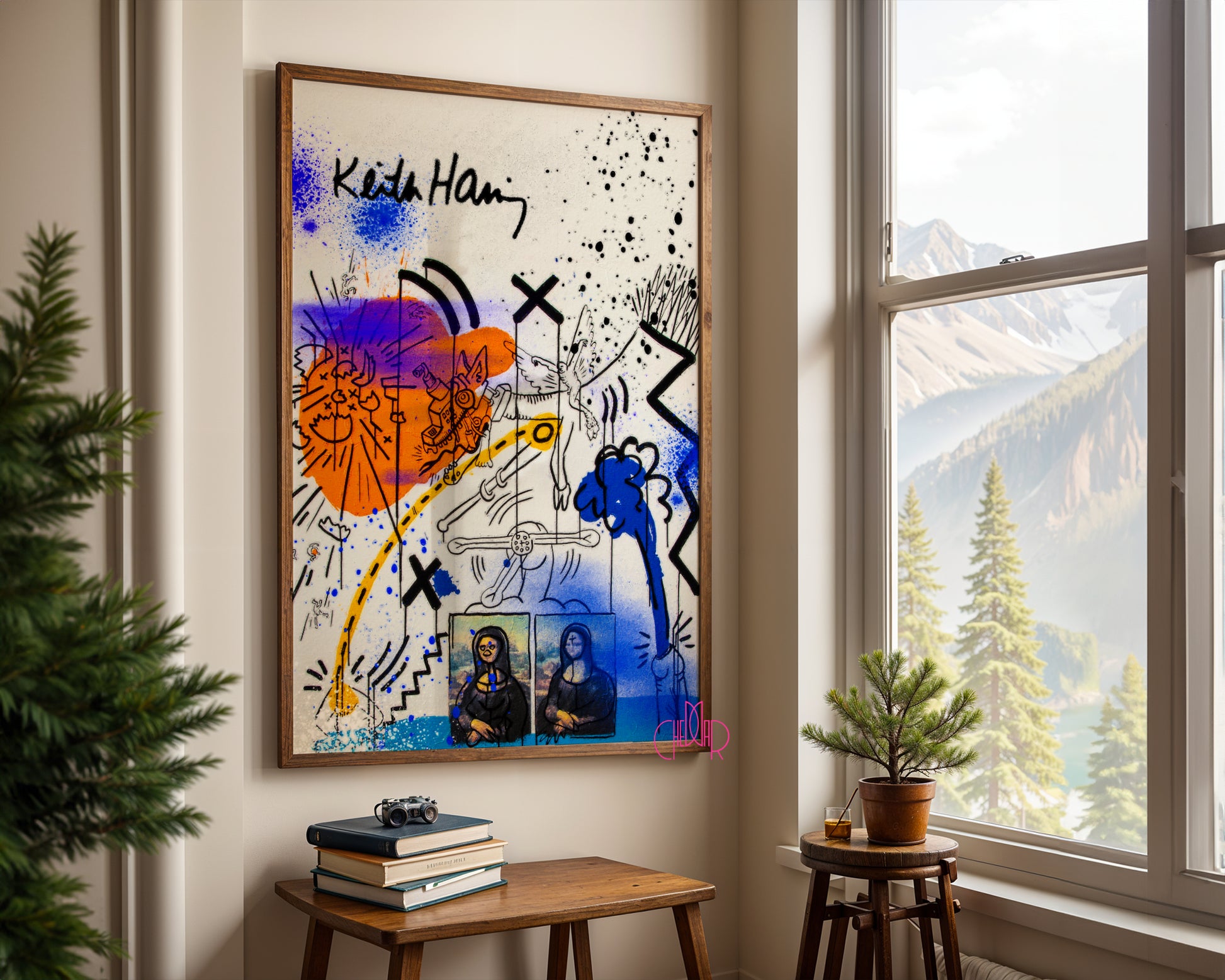 Keith Haring – The Street Mona Lisa