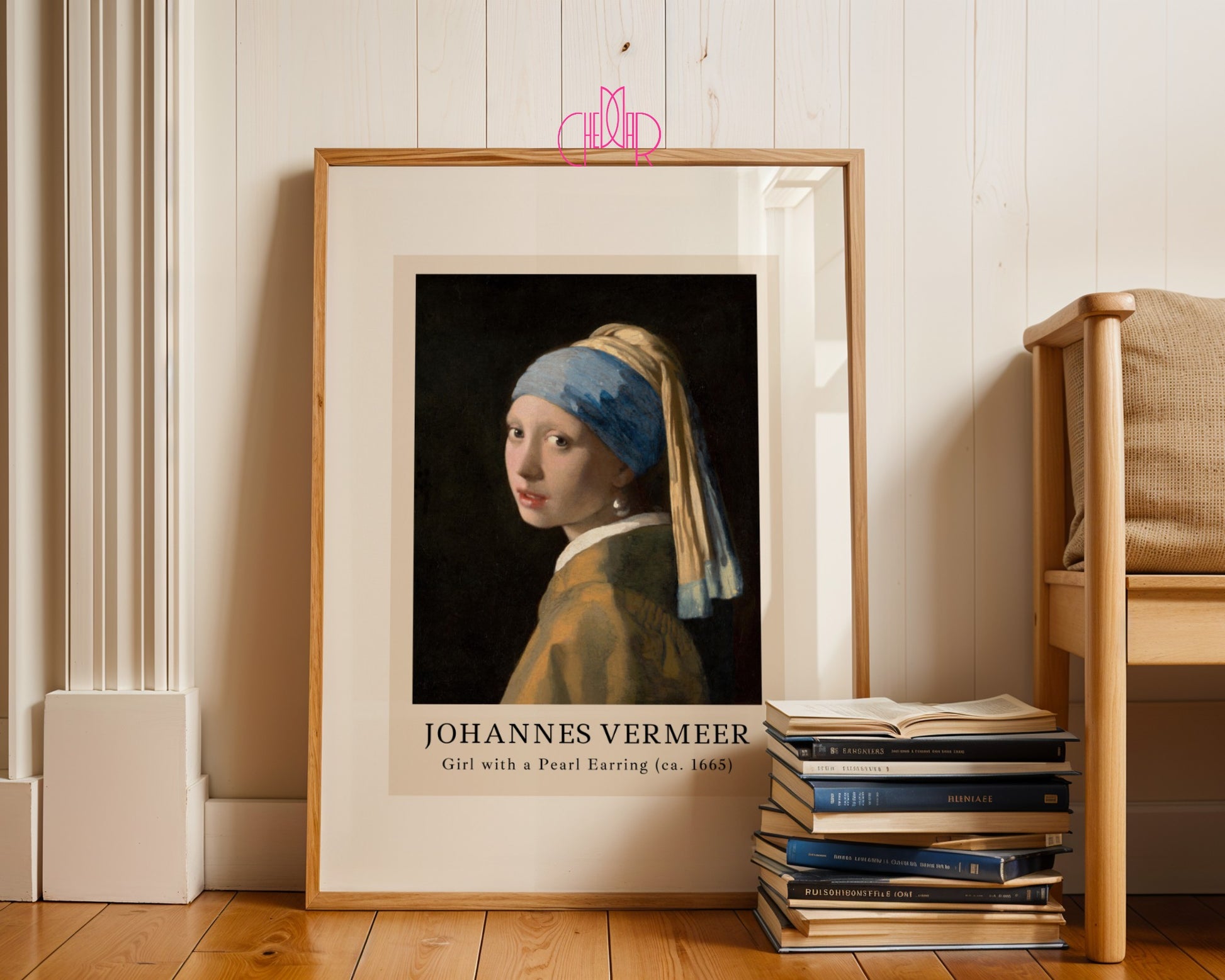 Plakat Johannes Vermeer Dziewczyna z perłami, klasyka, Vintage
