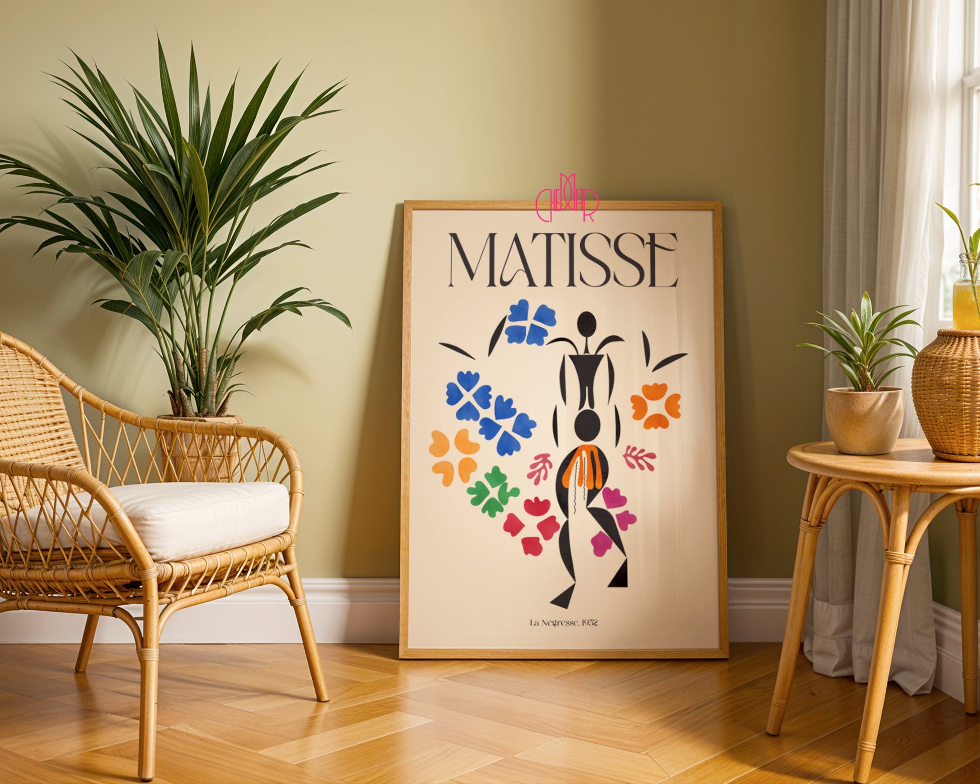 Tańczące Formy: Floral Silhouette – Matisse, La Négresse Composition
