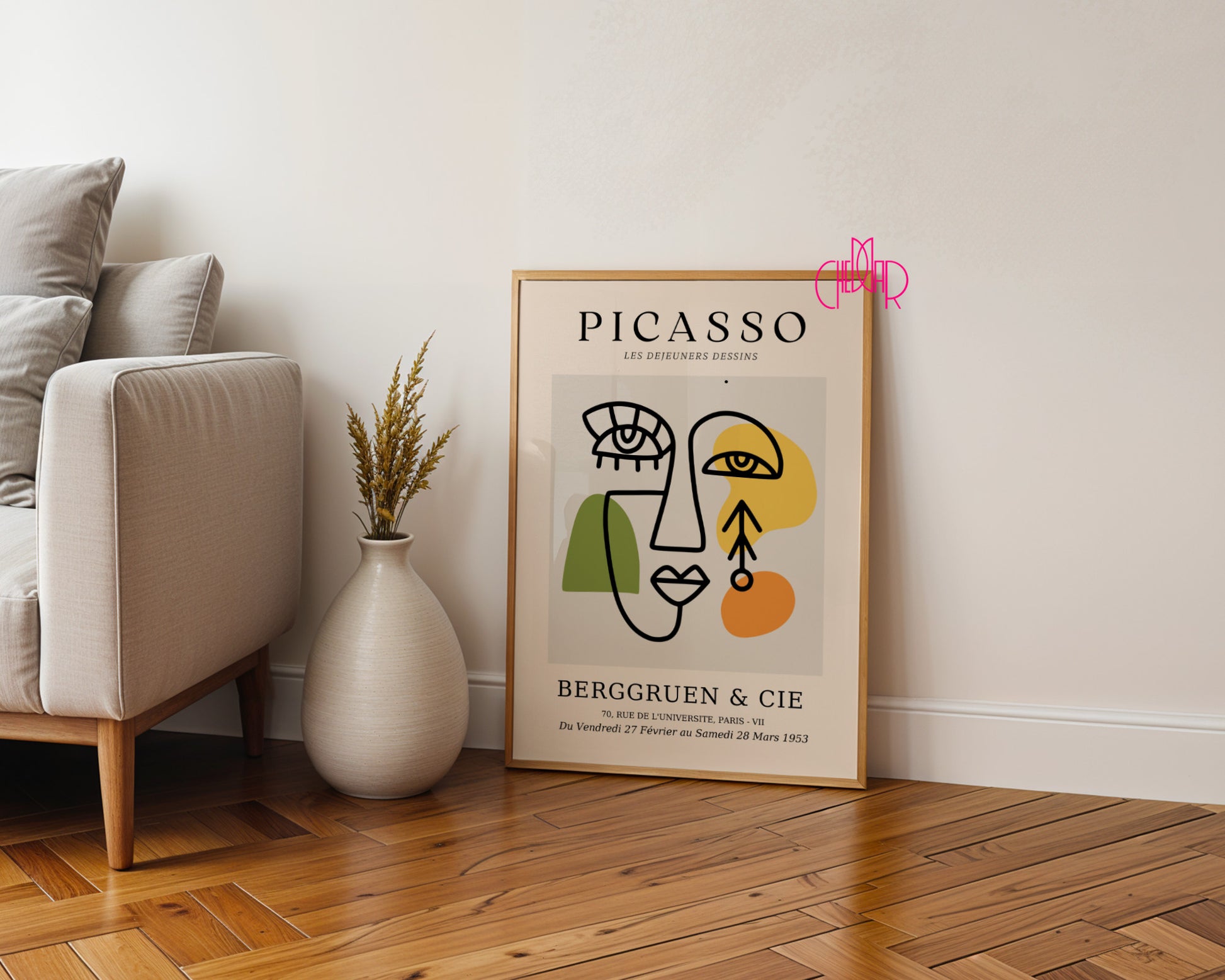 Pablo Picasso – Berggruen & Cie Abstract Multi-Color Face