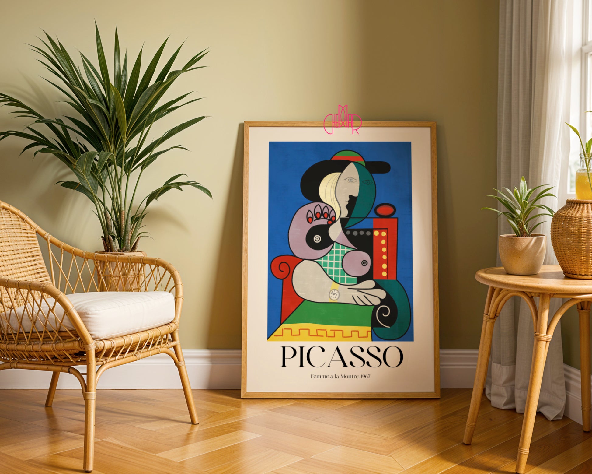 Picasso – Femme à la Montre (Kobieta z zegarkiem) 1967 | Plakat Galeryjny Surrealist