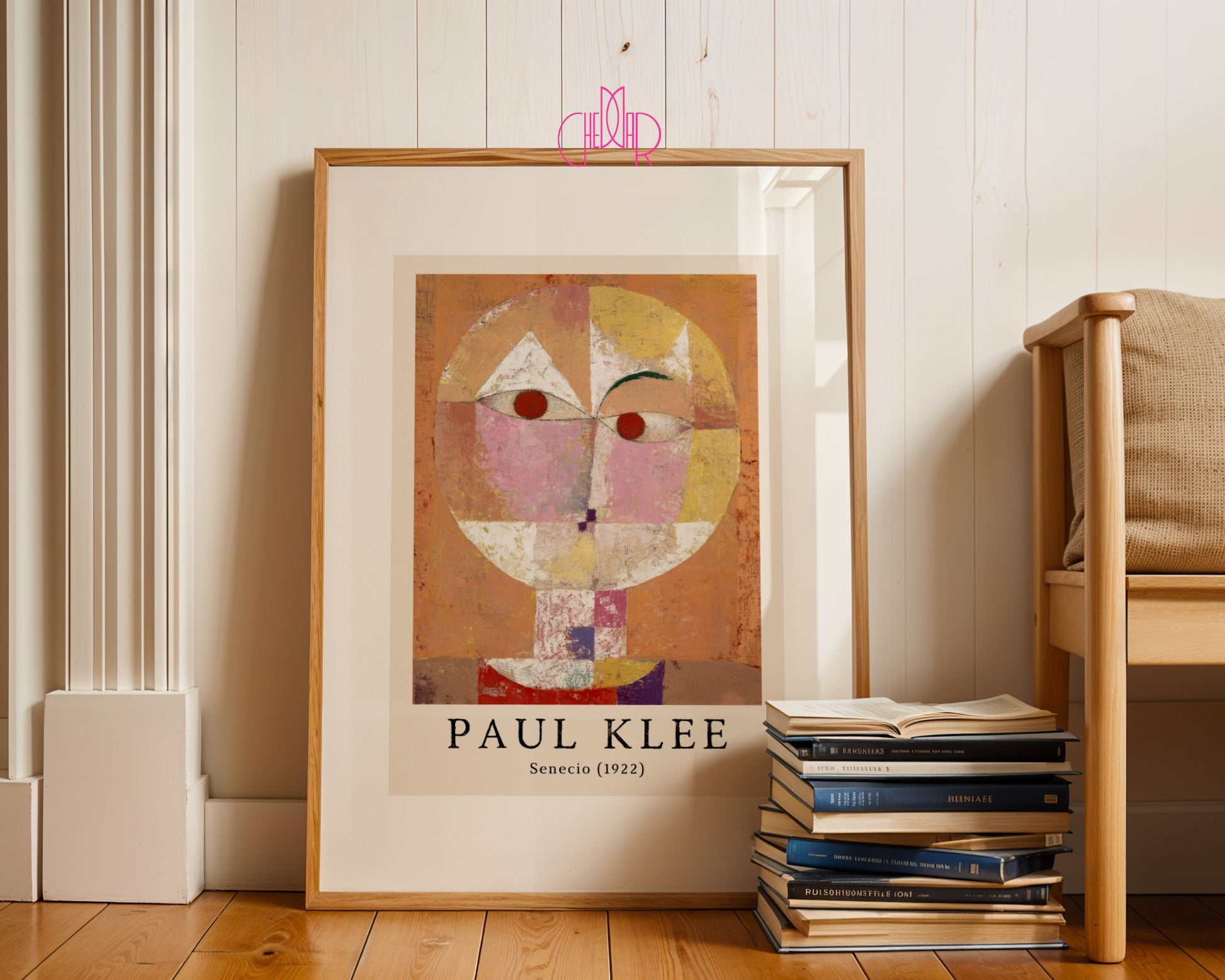 Plakat Paul Klee Senecio 1922, abstrakcja, kubizm, sztuka
