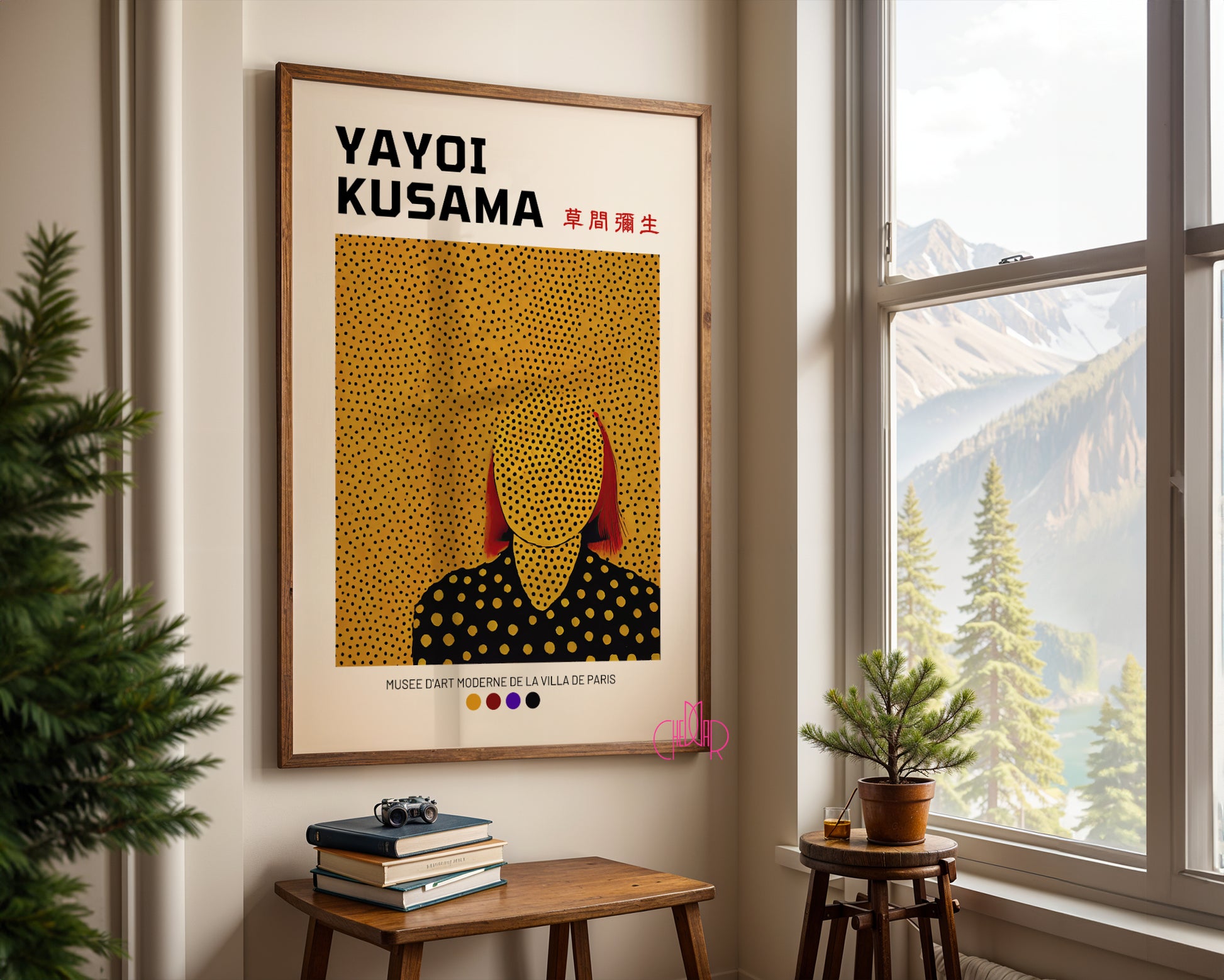 Yayoi Kusama – Yellow Infinity Dots: Hipnotyzujący Autoportret