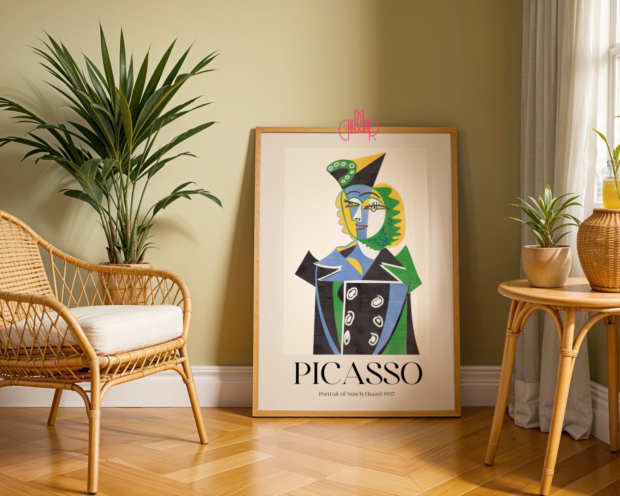 Picasso – Portrait of Nusch Éluard 1937 | Plakat Galeryjny Fauve Kubistyczna wibracja barw i poetycka dusza