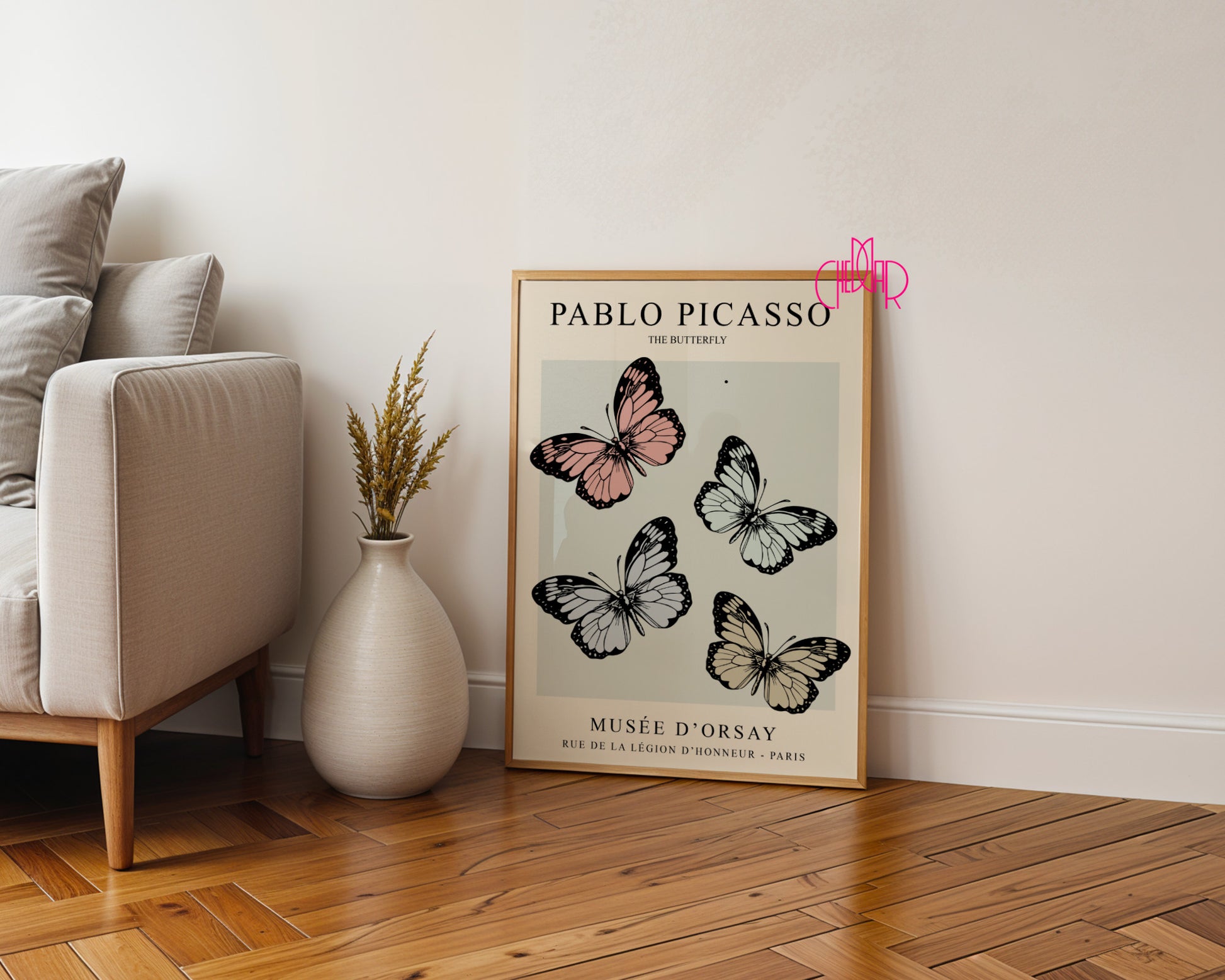 Pablo Picasso – The Butterfly Musée d’Orsay Exhibition Poster