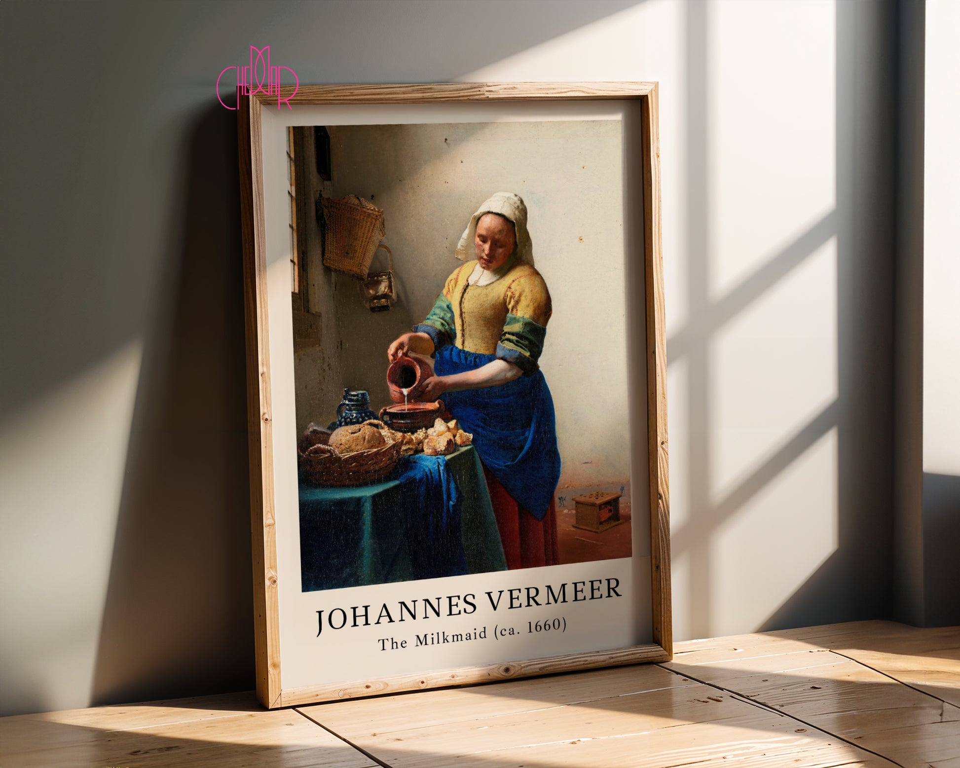 Plakat Johannes Vermmeer The Milk Made sztuka klasyczna, Vintage