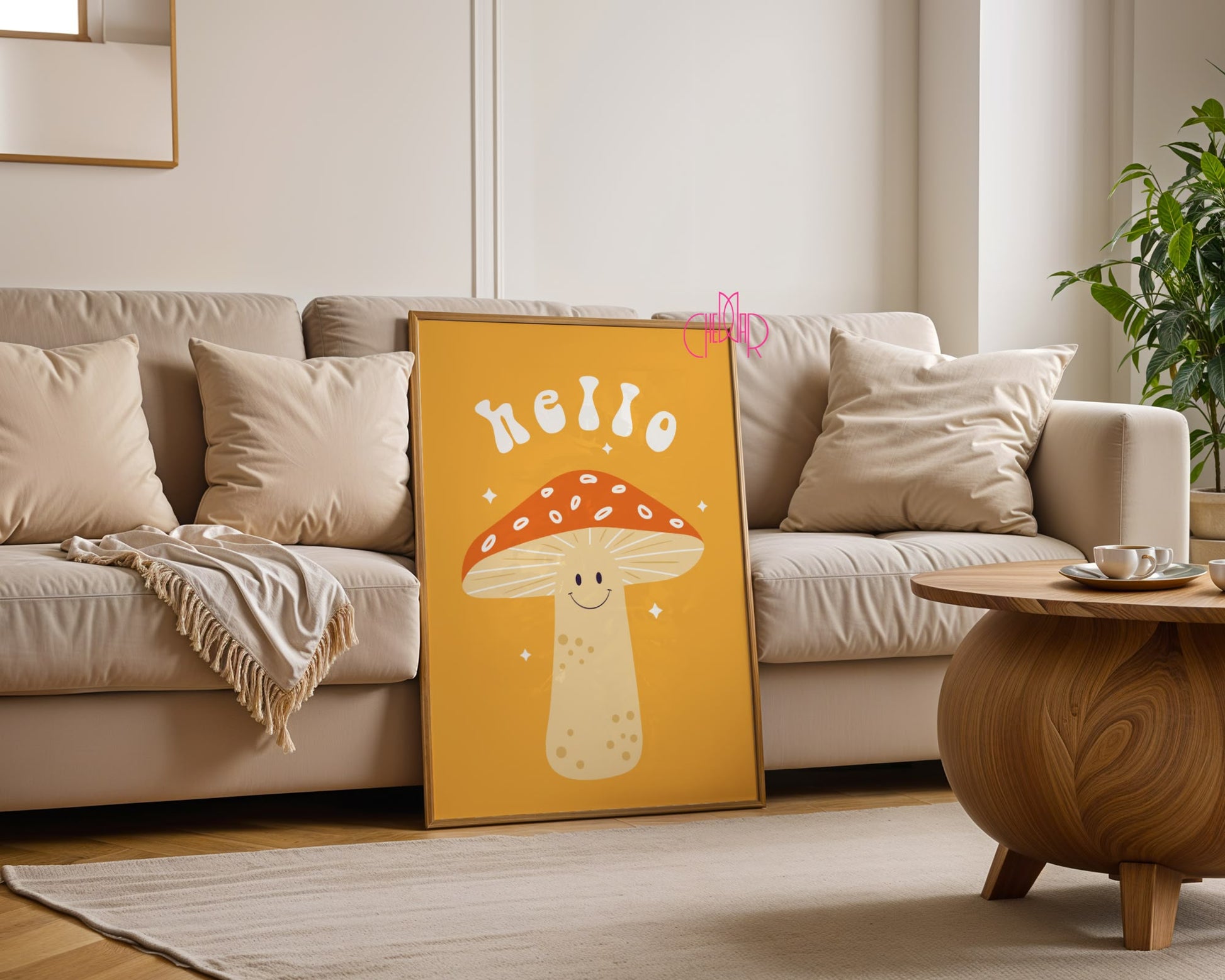 Hello Mushroom – Retro Groovy Vibe