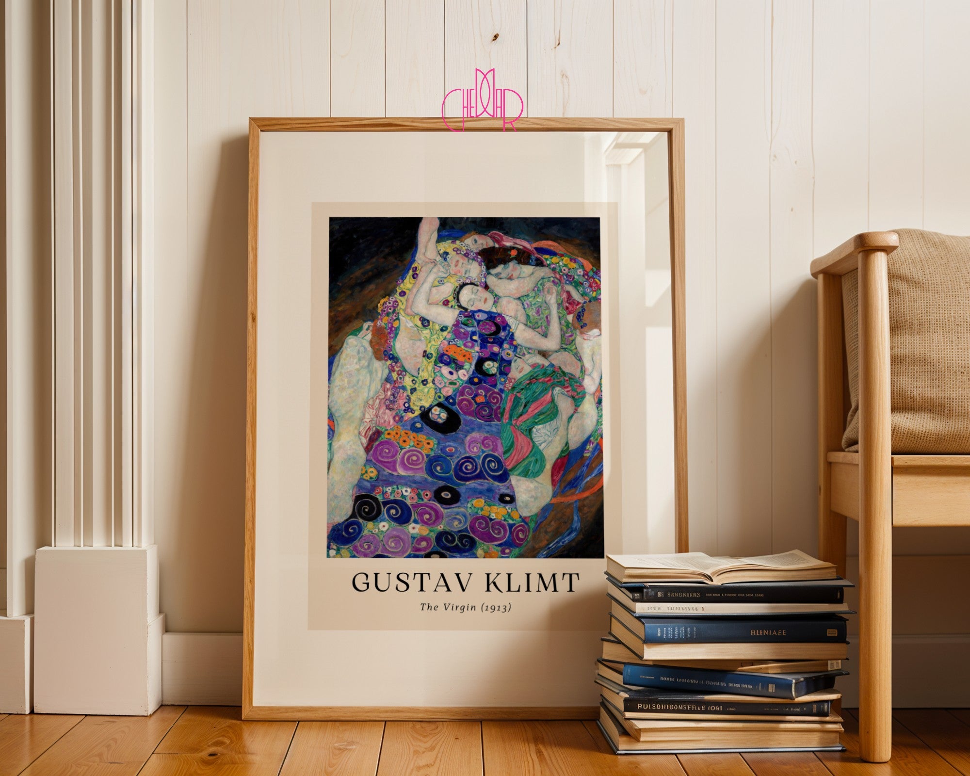 Plakat Gustaw Klimt The Virgin, dziewica, sztuka współczesna