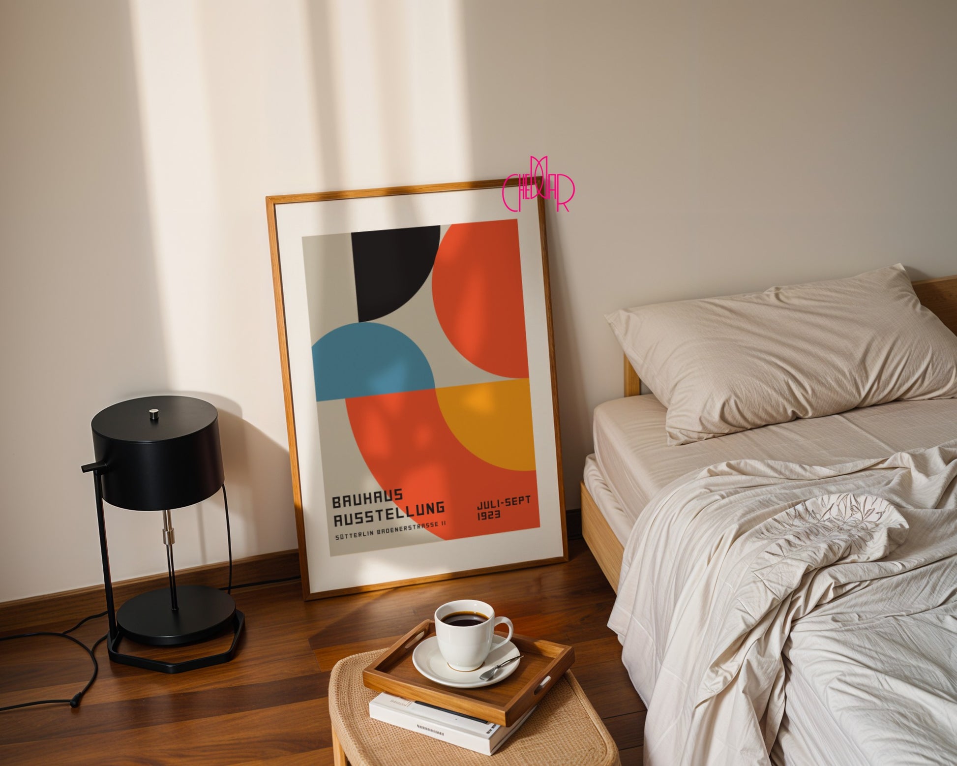 Plakat Bauhaus 1923, Abstrakcja, Vintage, Retro, Dekoracja Ścienna