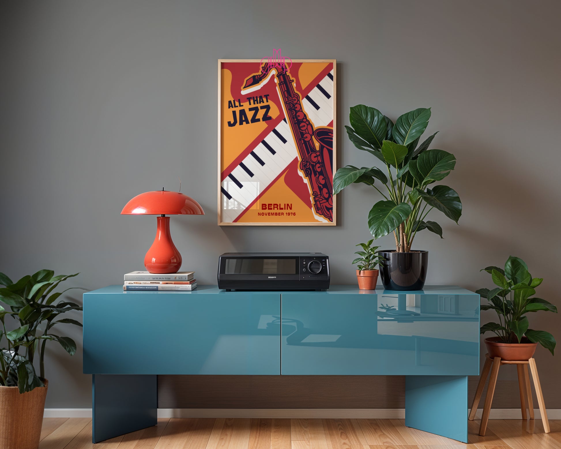 Plakat muzyczny z serii All That Jazz, Berlin 1976