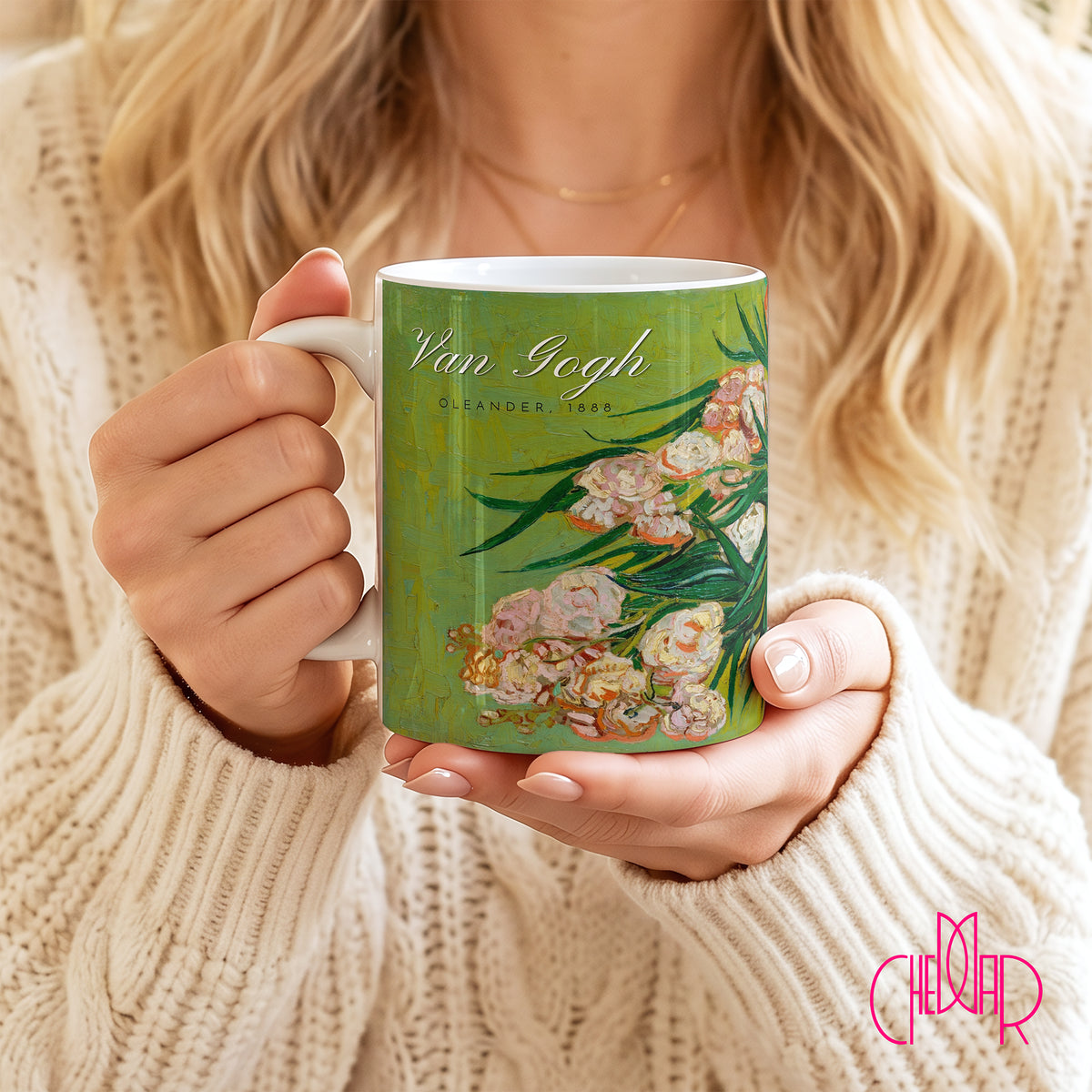 Vincent van Gogh Oleander - Kubek Ceramiczny | CheddarArt