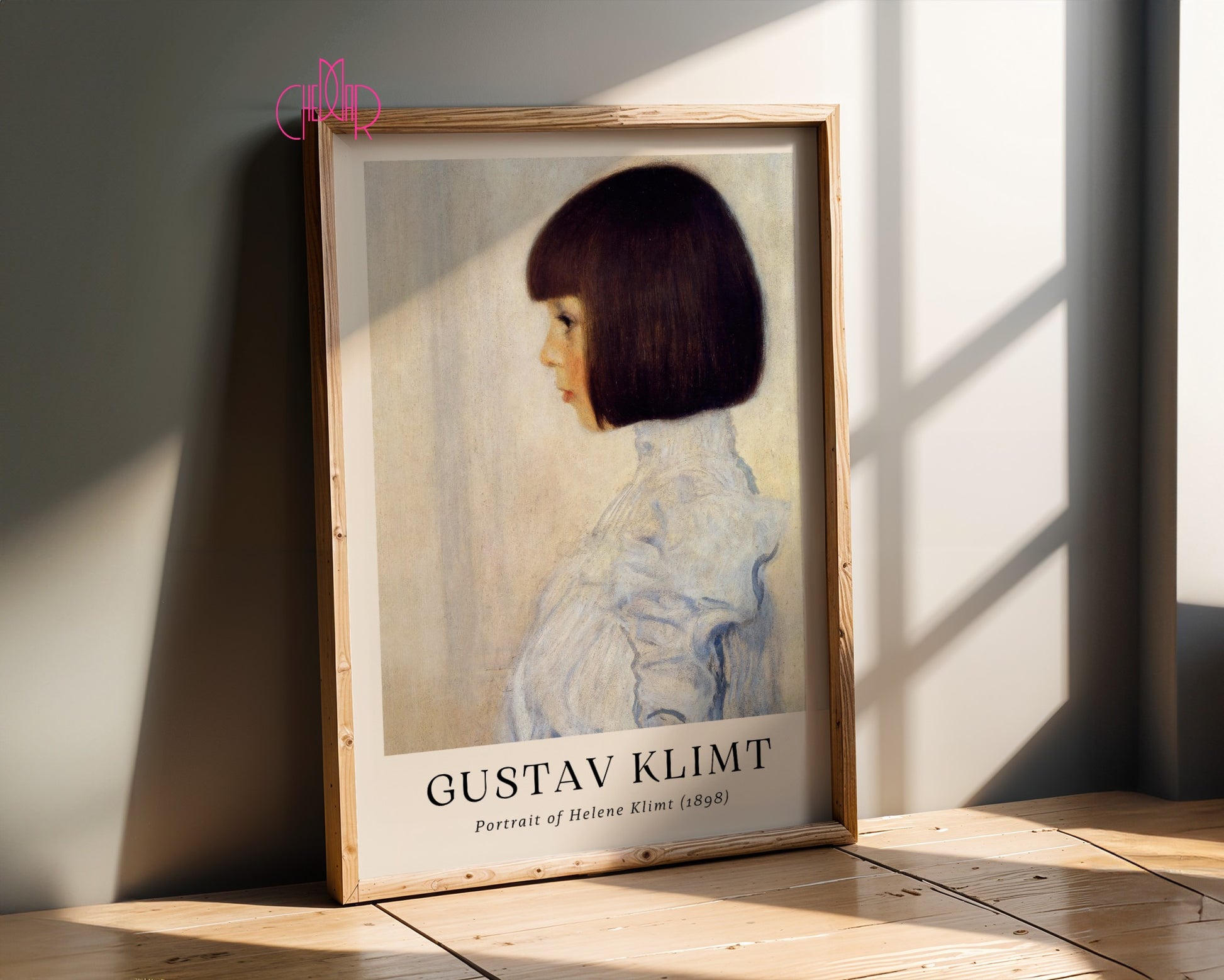 Plakat Gustaw Klimt portret Heleny Klimt, sztuka nowoczesna
