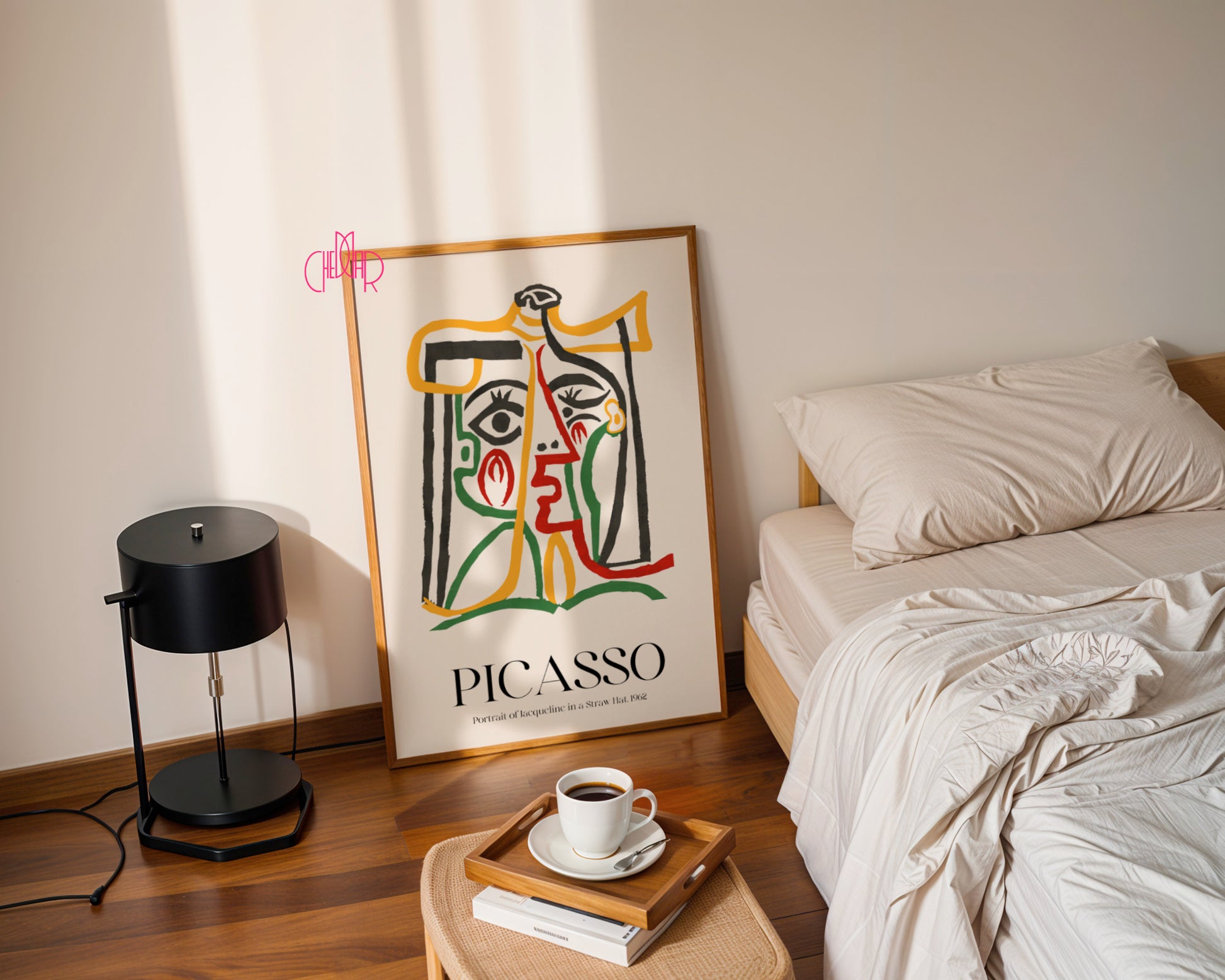 Picasso – Portrait of Jacqueline in a Straw Hat (1962) | Plakat Galeryjny Fauve