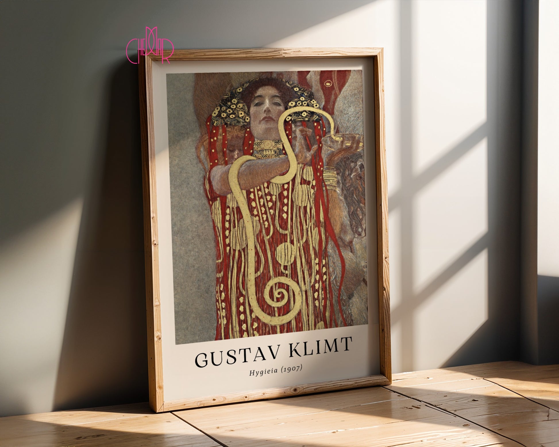 Plakat Gustaw Klimt Hygieia, sztuka współczesna, art nouveau