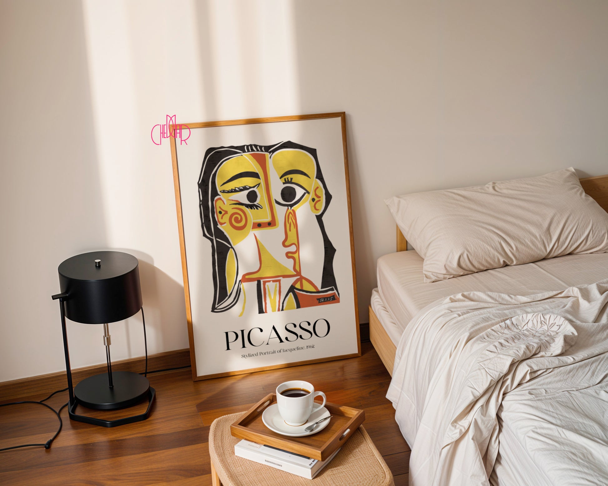 Picasso – Stylized Portrait of Jacqueline 1962 | Plakat Galeryjny Cubist