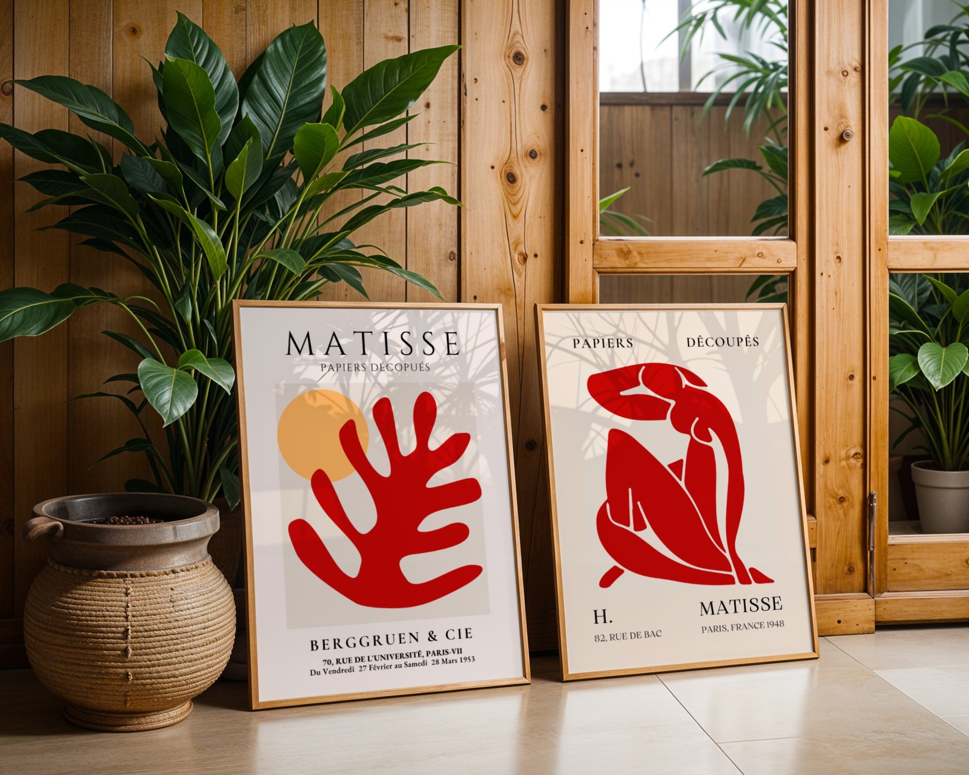Plakat zestaw Henri Matisse Wycinki Papieru, Paryż, Francja