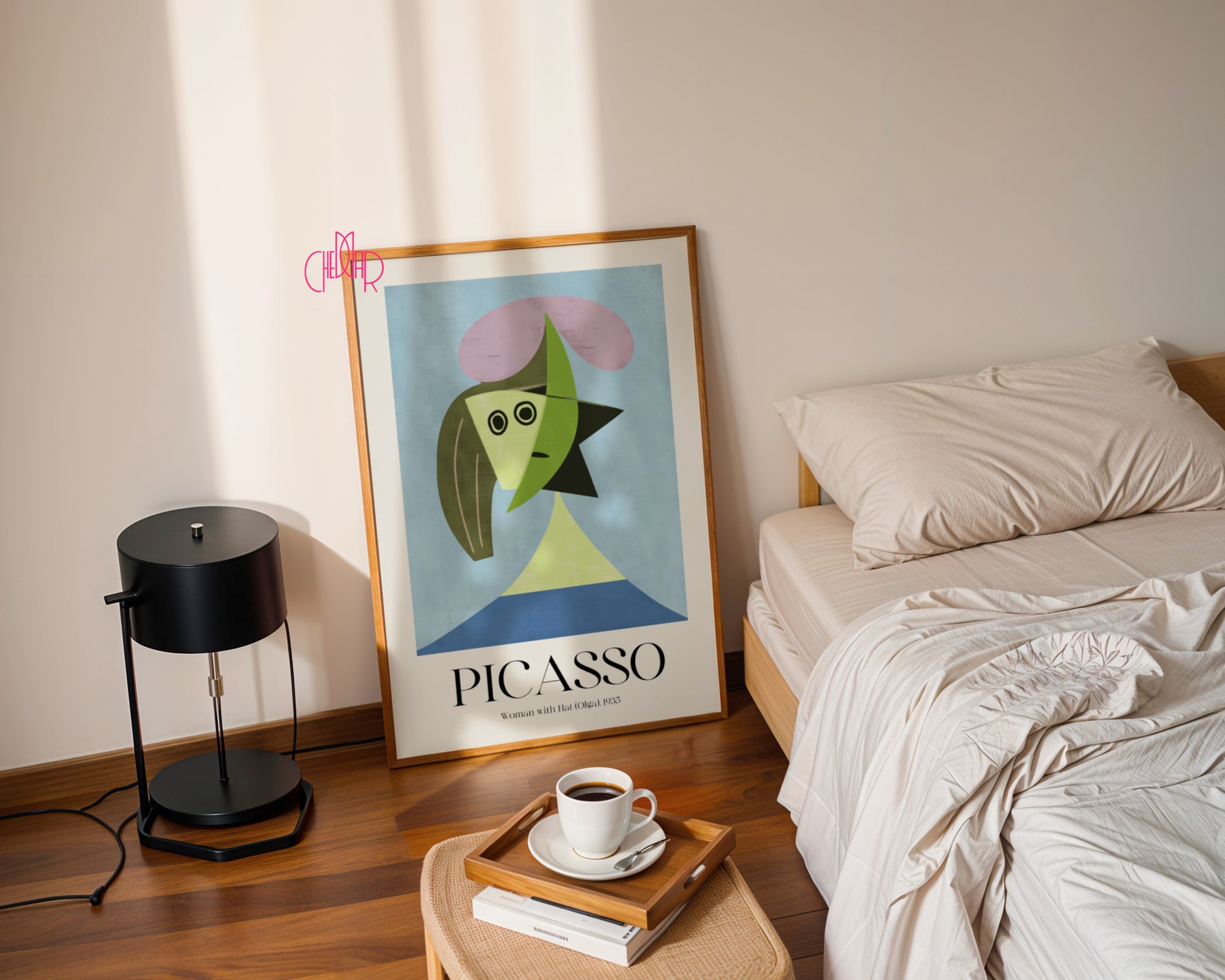 Picasso – Woman with Hat (Olga) 1935 | Plakat Galeryjny Surrealist Geometryczna abstrakcja i melancholia muzy
