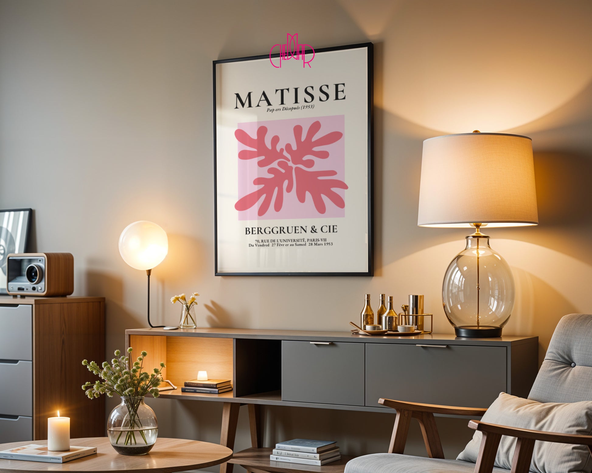 Henri Matisse – Pink Algae Composition