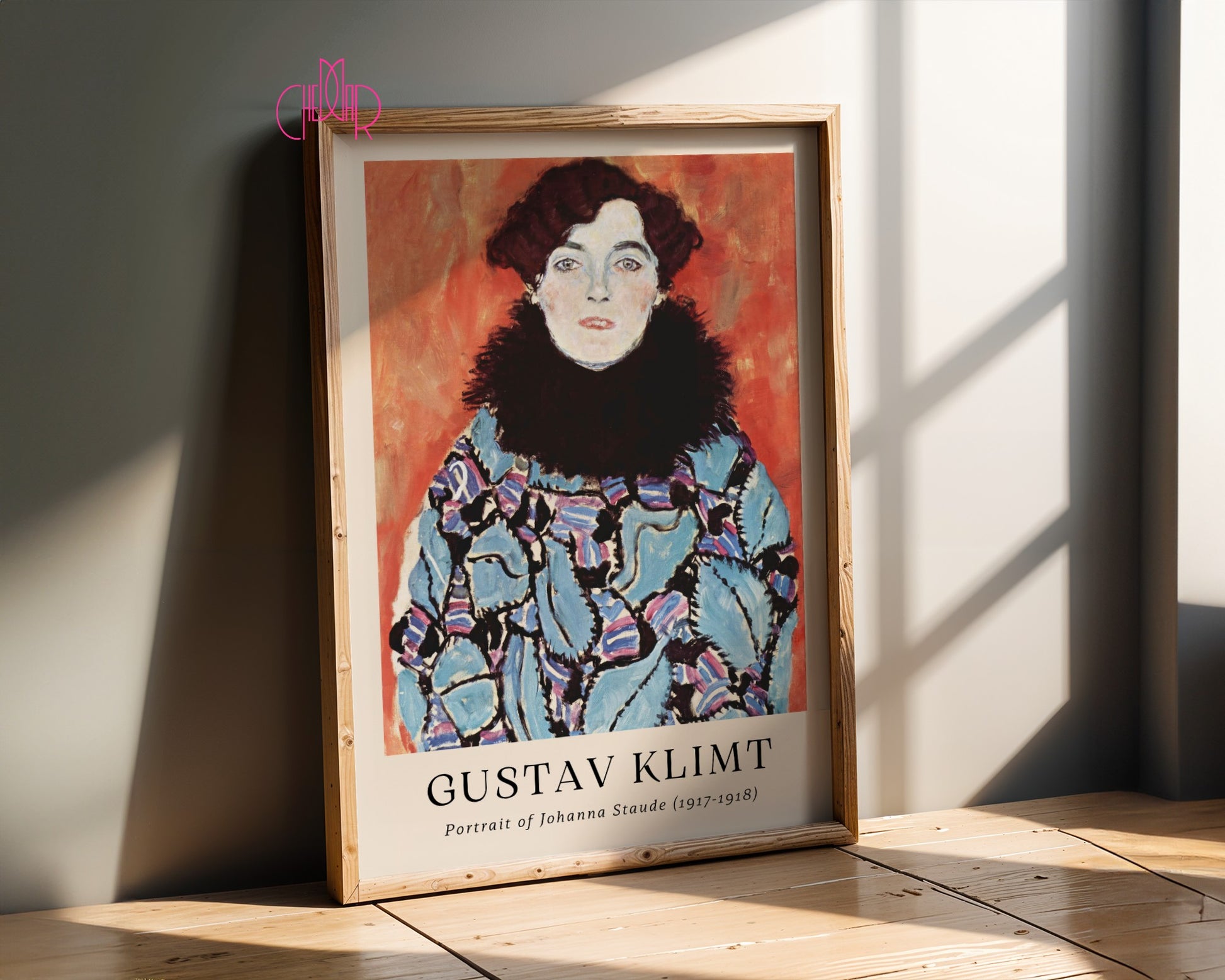 Plakat Gustaw Klimt portret Johanny Staude, sztuka nowoczesna