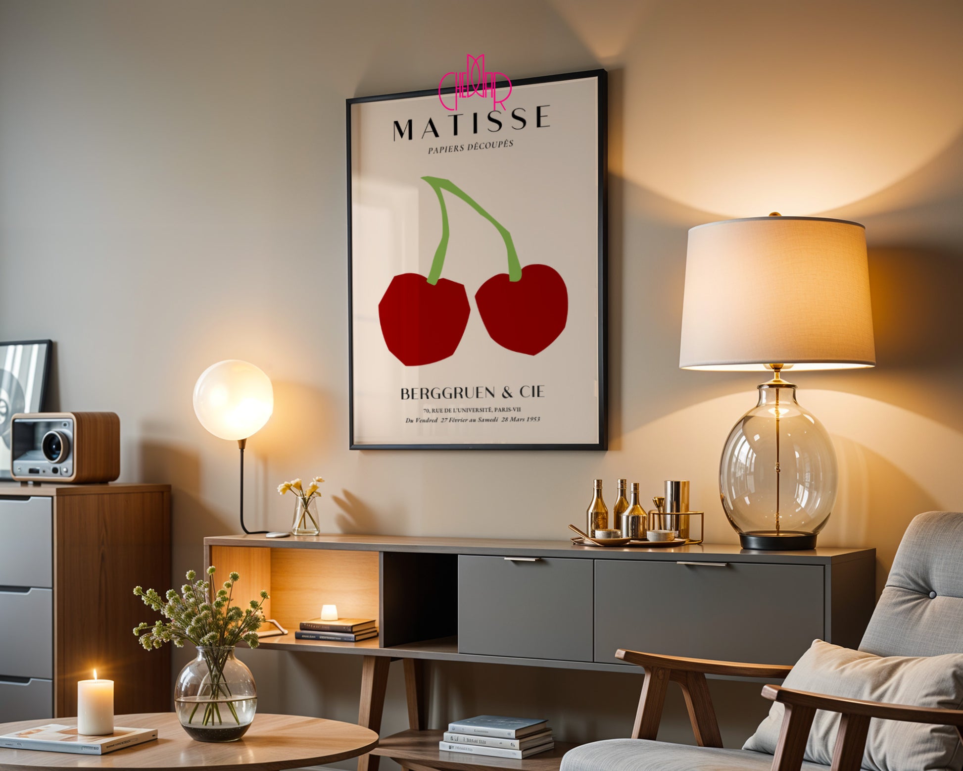 Henri Matisse – The Cherries Exhibition Poster