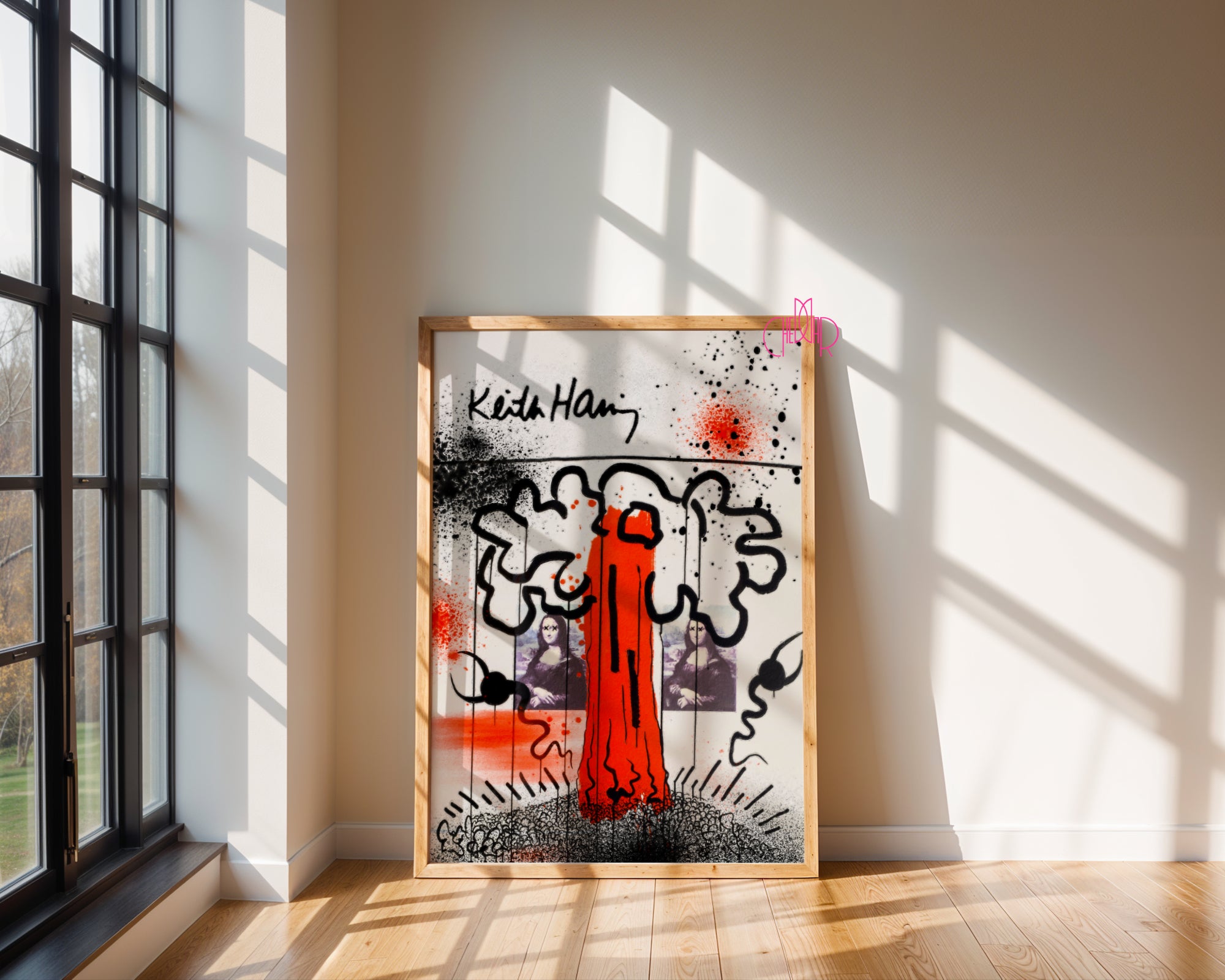 Keith Haring – The Atomic Mona Lisa Poster