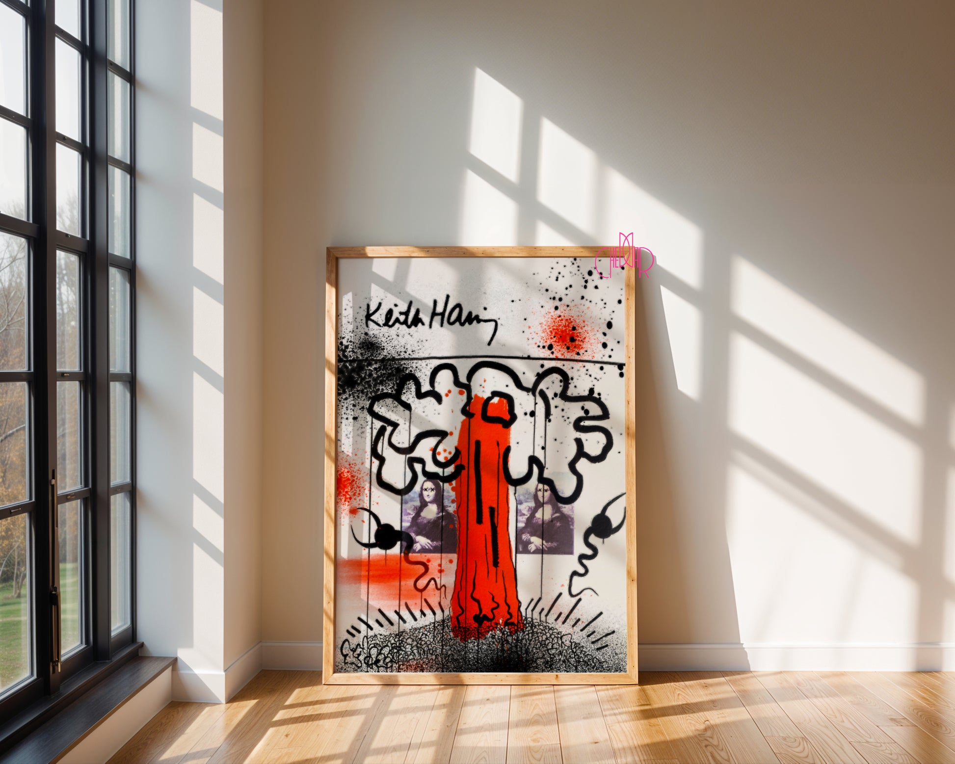 Keith Haring – The Atomic Mona Lisa Poster