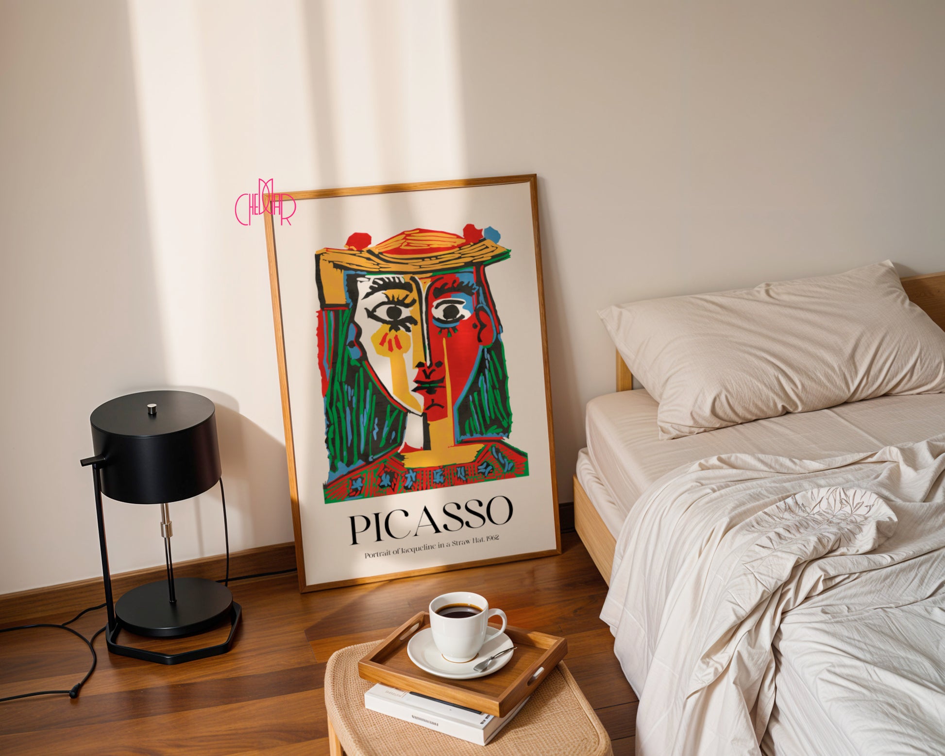 Picasso – Portrait of Jacqueline in a Straw Hat (1962) | Plakat Galeryjny Fauve