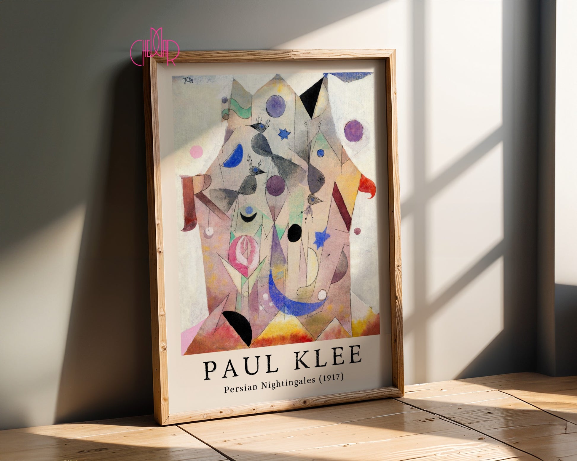 Plakat Paul Klee Persian Nightingales kubizm, abstrakcja