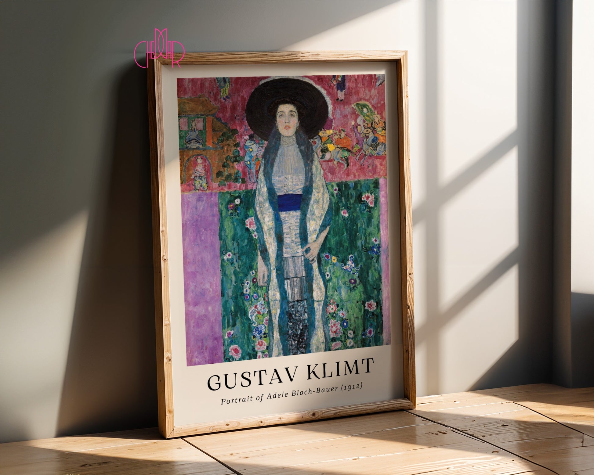 Plakat Gustaw Klimt Portrait of Adele Bloch-Bauer, sztuka współczesna