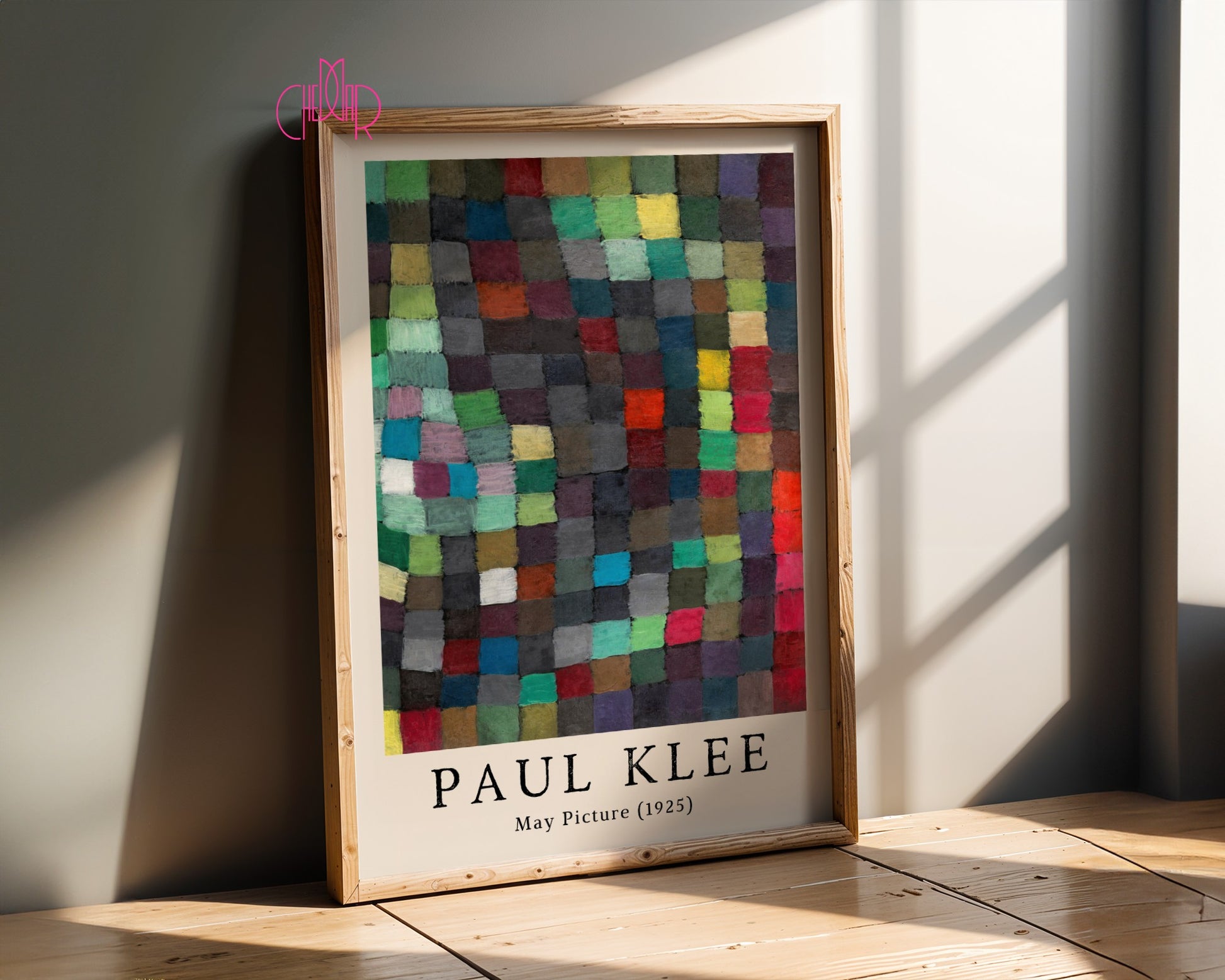 Plakat Paul Klee May Picture 1925, kubizm, abstrakcja, kwadraty