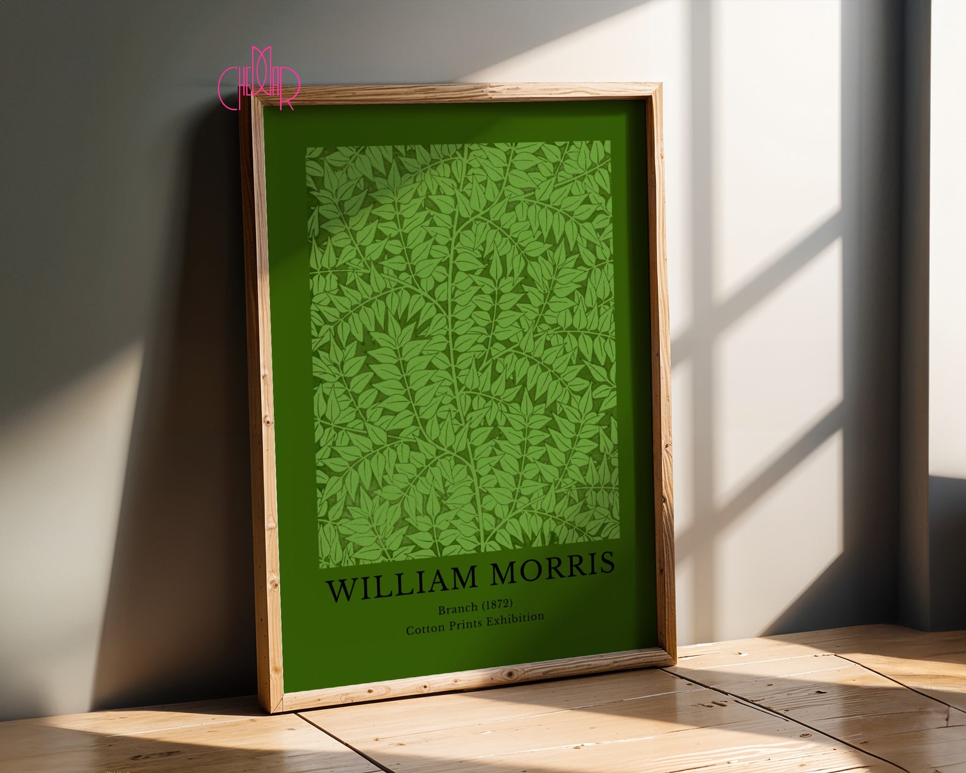 Plakat William Morris – Cotton Prints Exhibition, Branch 1872